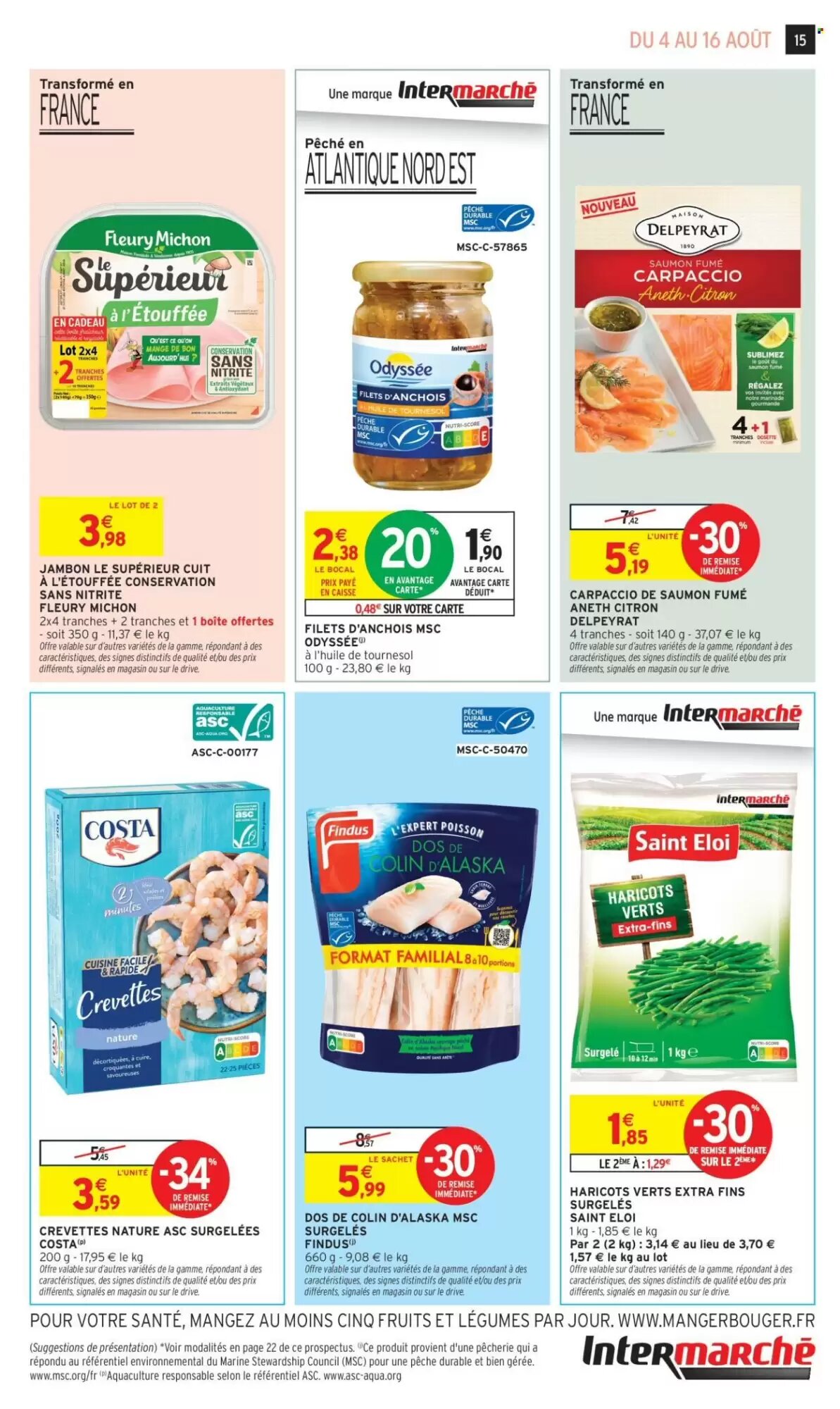 Prospectus promotionnel Intermarché valable à partir du 04/08/2026 - Page 15.