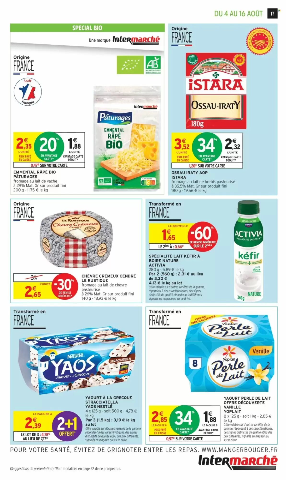 Prospectus promotionnel Intermarché valable à partir du 04/08/2026 - Page 17.