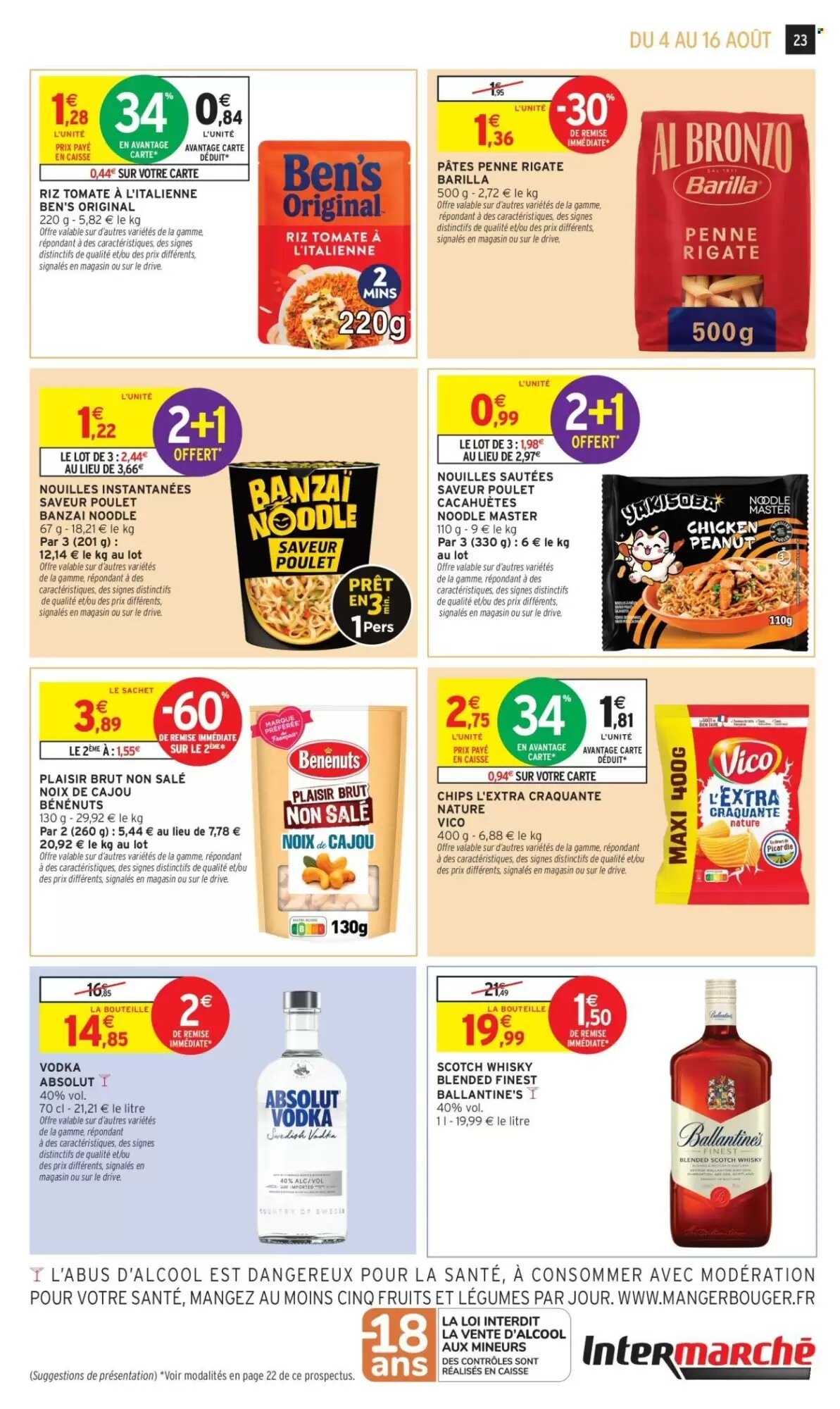 Prospectus promotionnel Intermarché valable à partir du 04/08/2026 - Page 23.