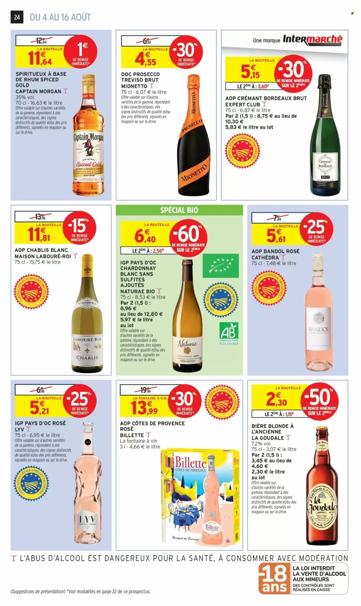 Prospectus promotionnel Intermarché valable à partir du 04/08/2026 - Page 24.