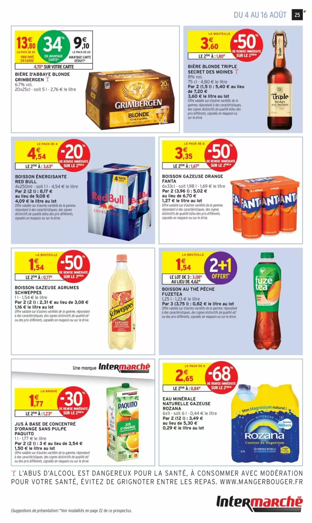 Prospectus promotionnel Intermarché valable à partir du 04/08/2026 - Page 25.