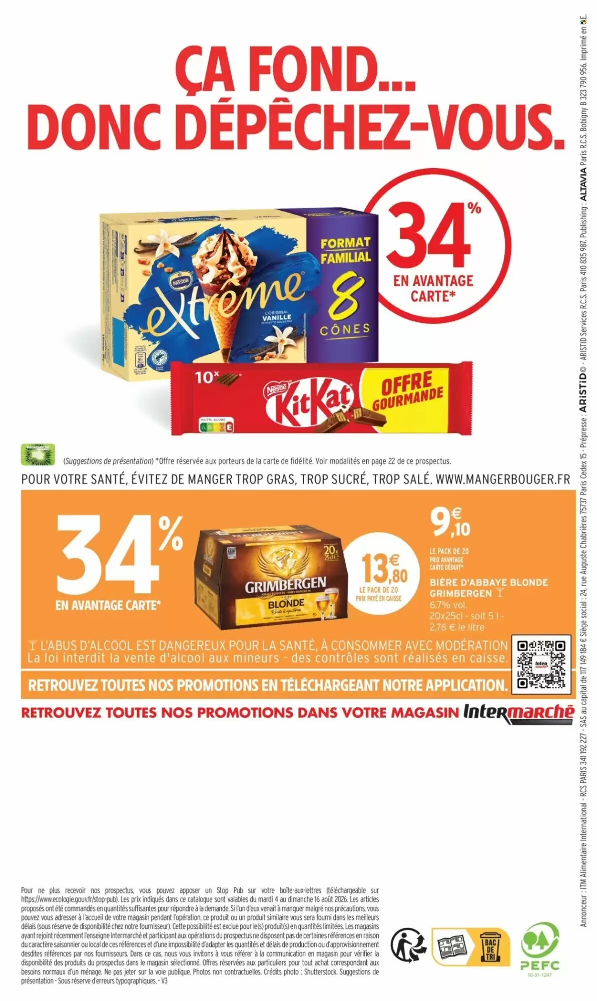 Prospectus promotionnel Intermarché valable à partir du 04/08/2026 - Page 28.