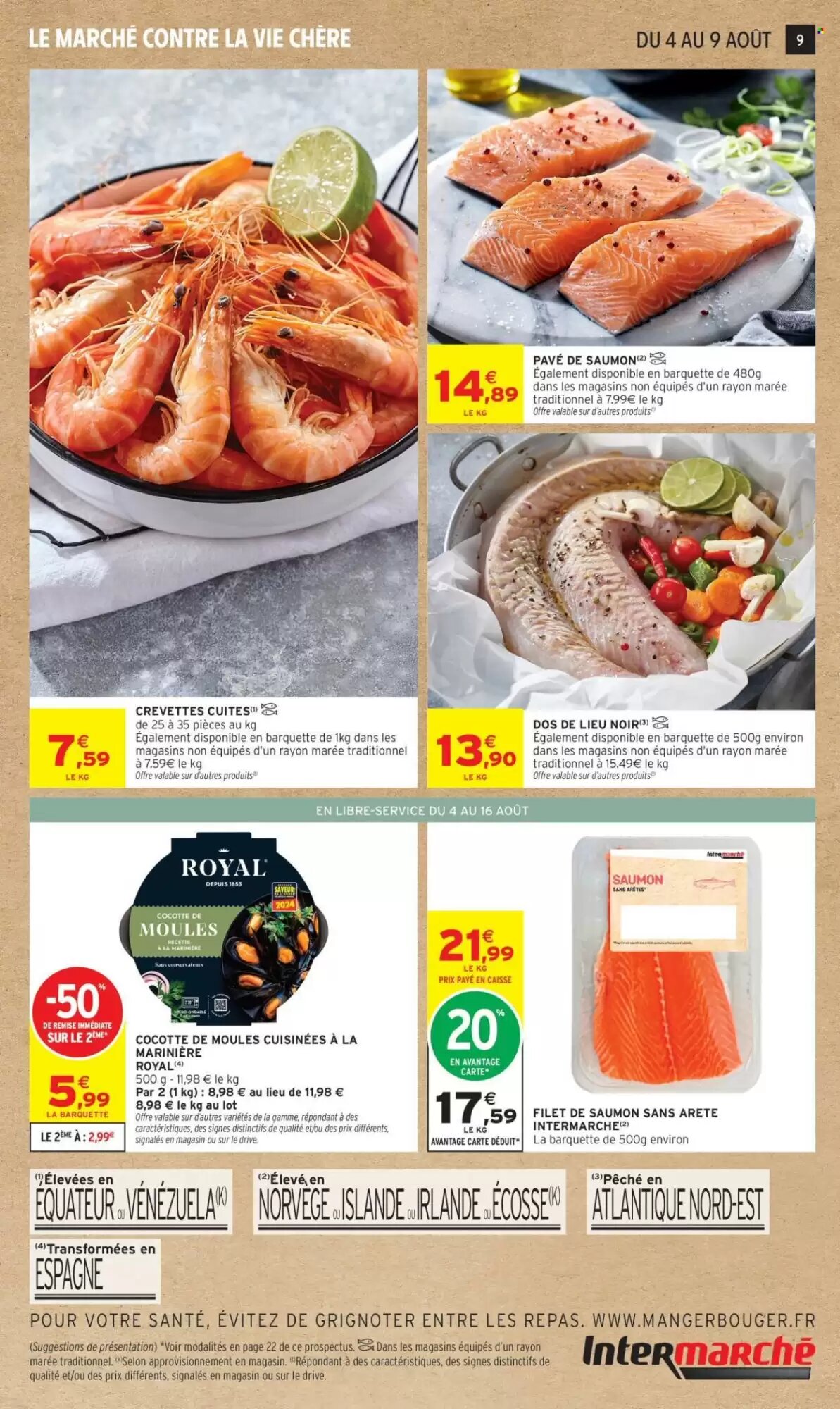 Prospectus promotionnel Intermarché valable à partir du 04/08/2026 - Page 9.