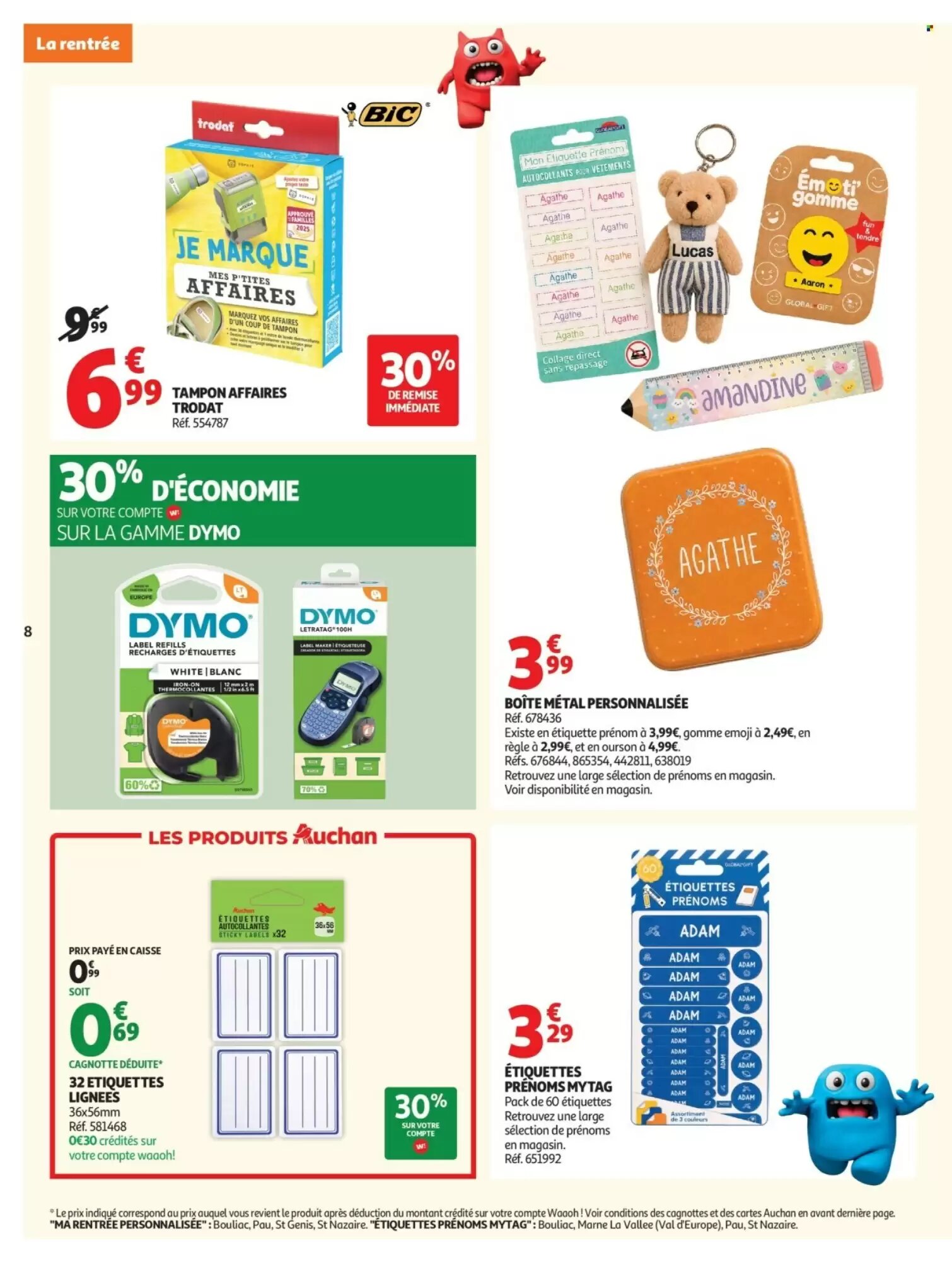 Prospectus promotionnel Auchan valable à partir du 04/08/2026 - Page 8.