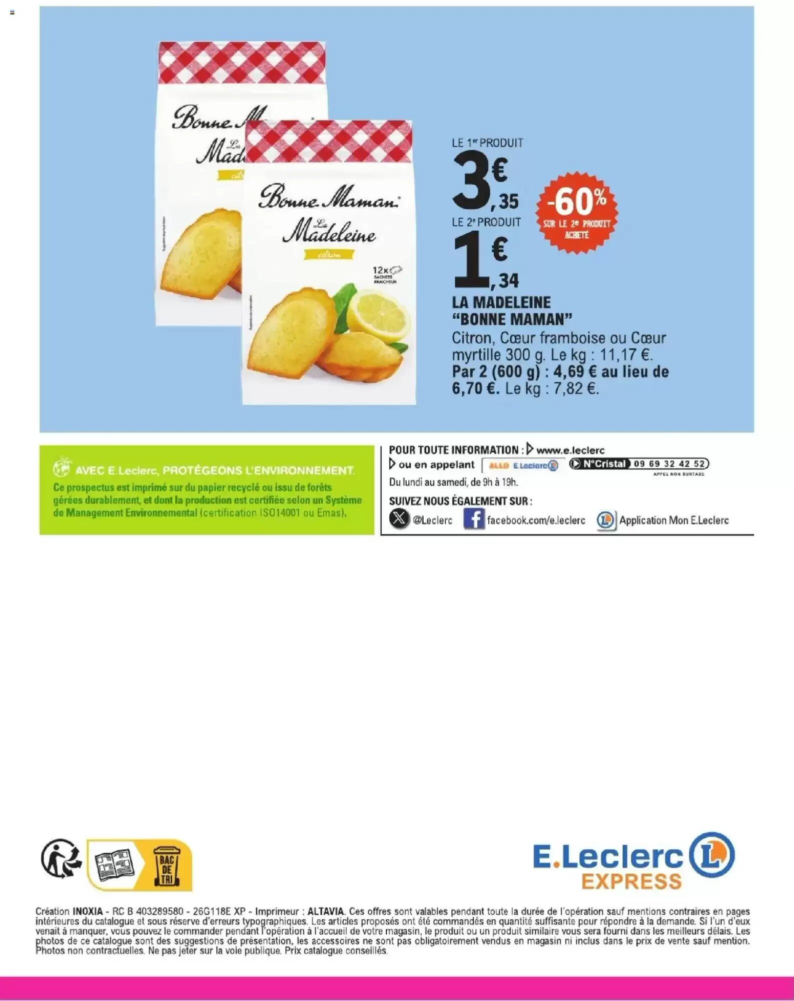 Prospectus promotionnel E.Leclerc Express valable à partir du 04/08/2026 - Page 12.