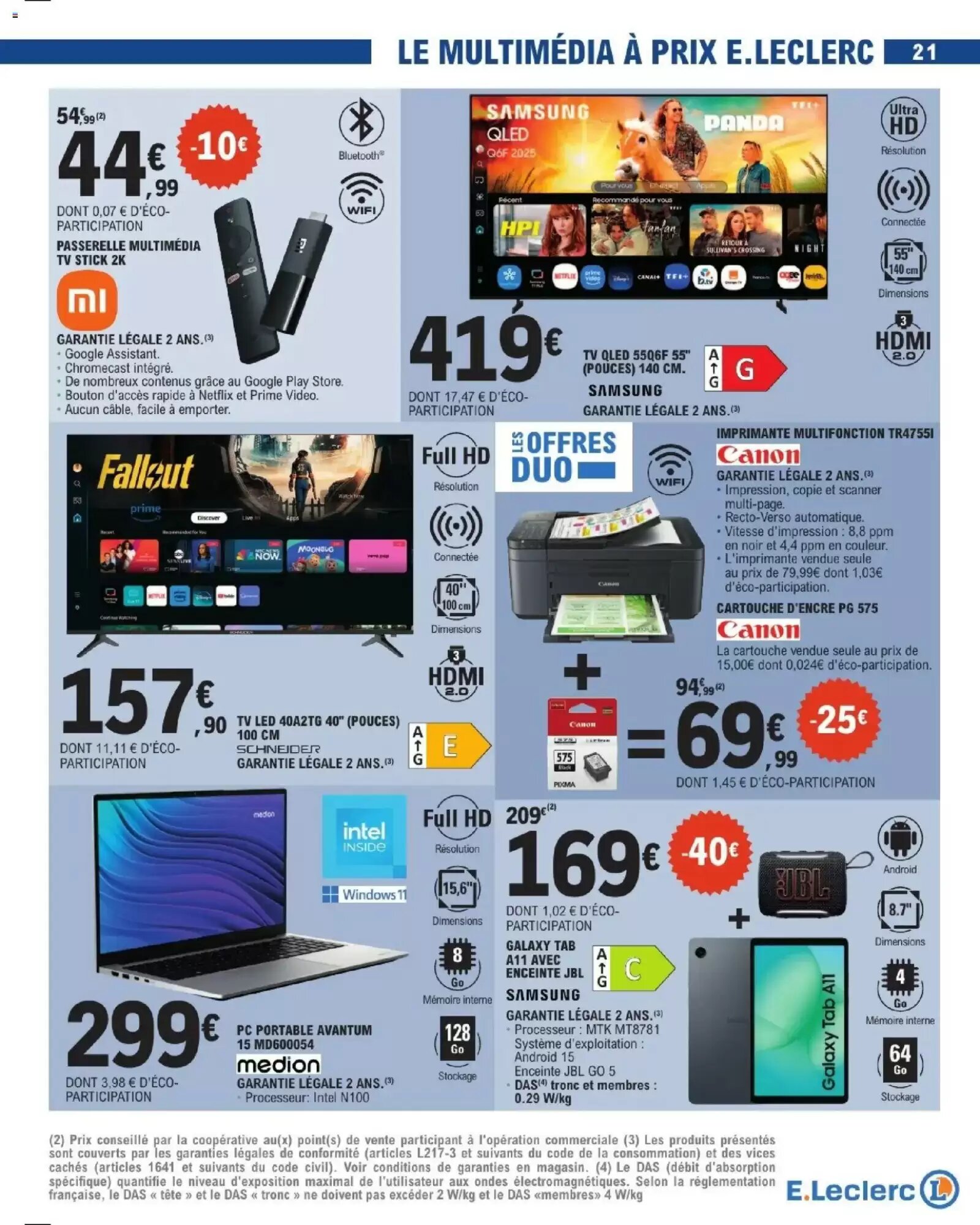 Prospectus promotionnel E.Leclerc valable à partir du 04/08/2026 - Page 21.