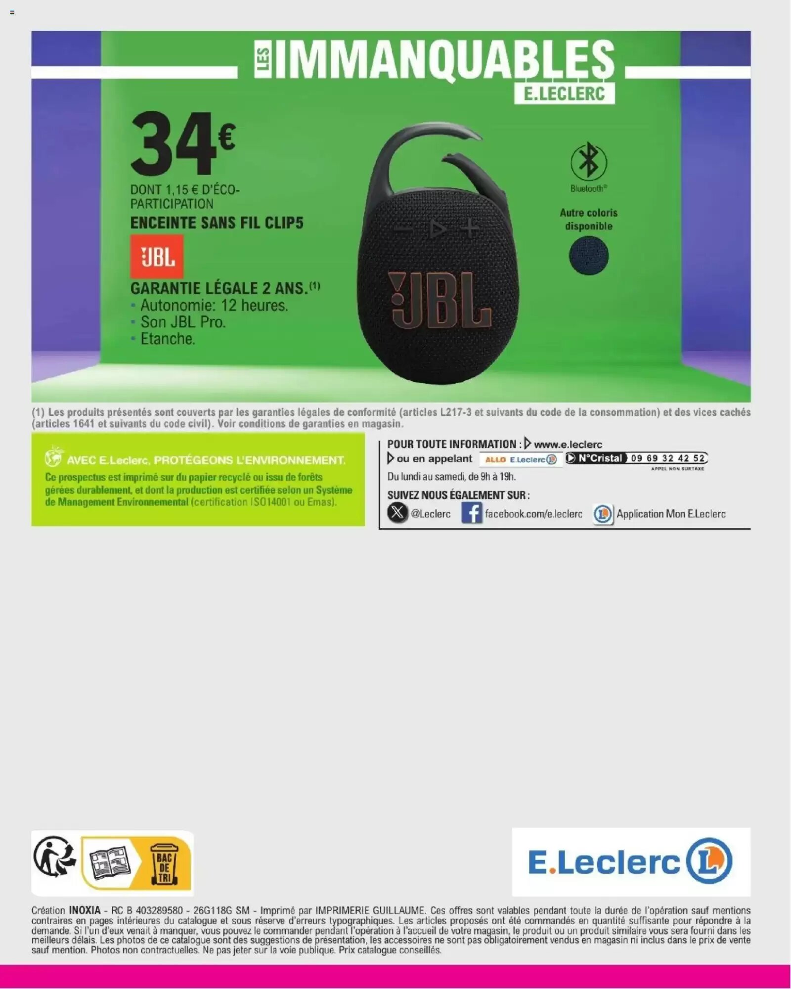 Prospectus promotionnel E.Leclerc valable à partir du 04/08/2026 - Page 24.