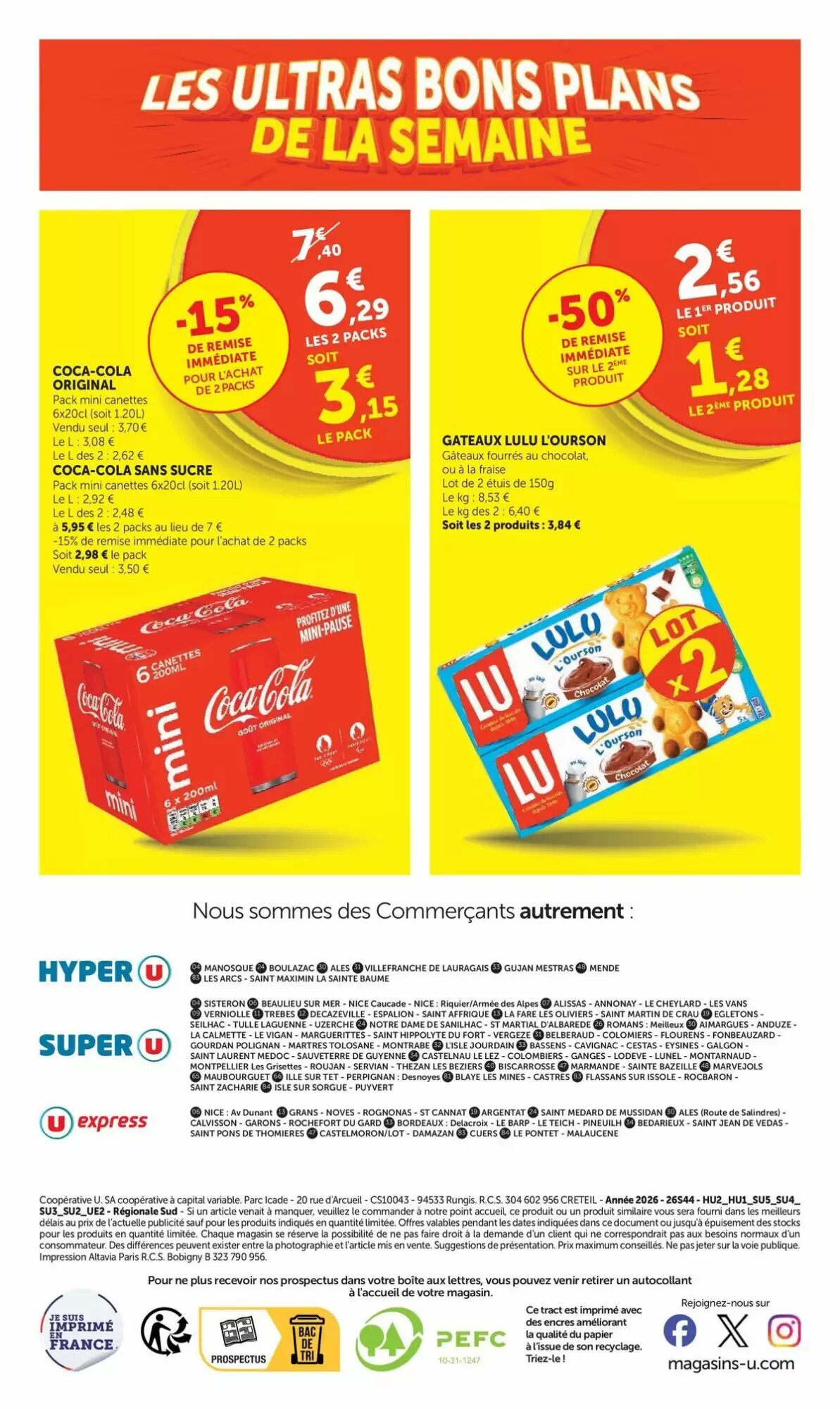 Prospectus promotionnel U Express valable à partir du 04/08/2026 - Page 16.