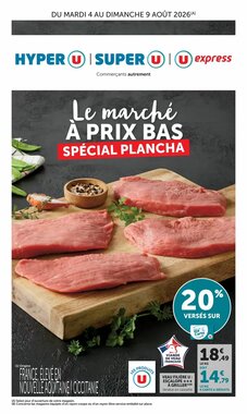 Prospectus promotionnel U Express valable à partir du 04/08/2026