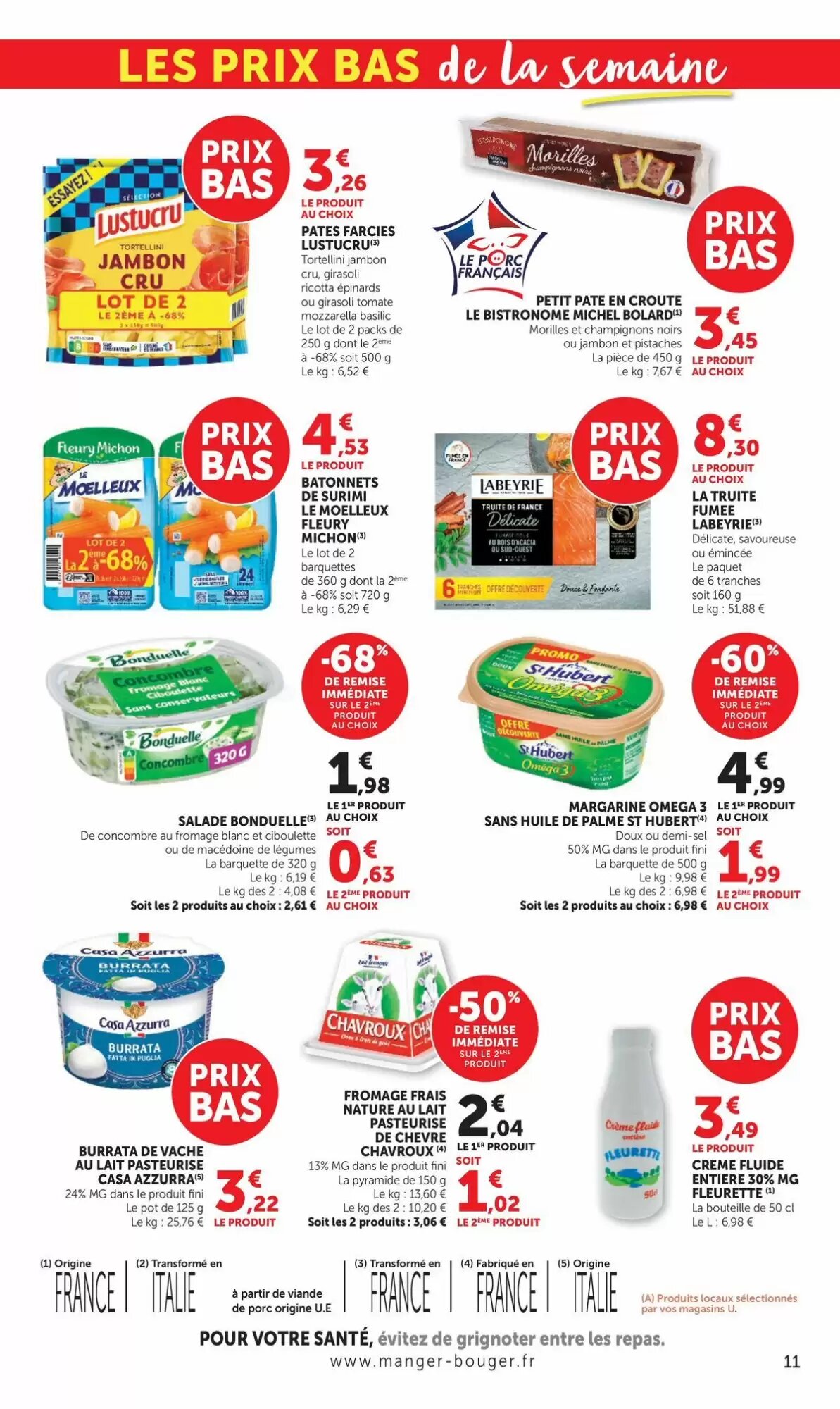 Prospectus promotionnel Super U valable à partir du 04/08/2026 - Page 11.