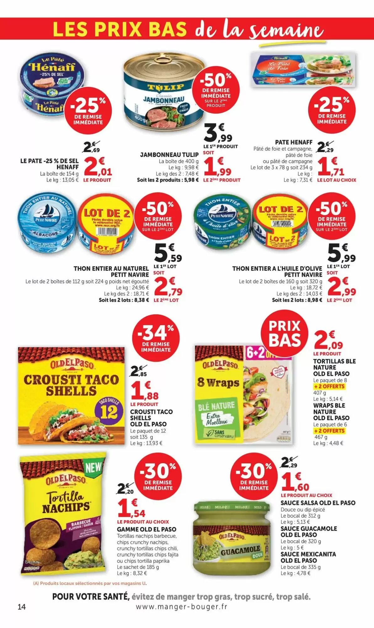 Prospectus promotionnel Super U valable à partir du 04/08/2026 - Page 14.