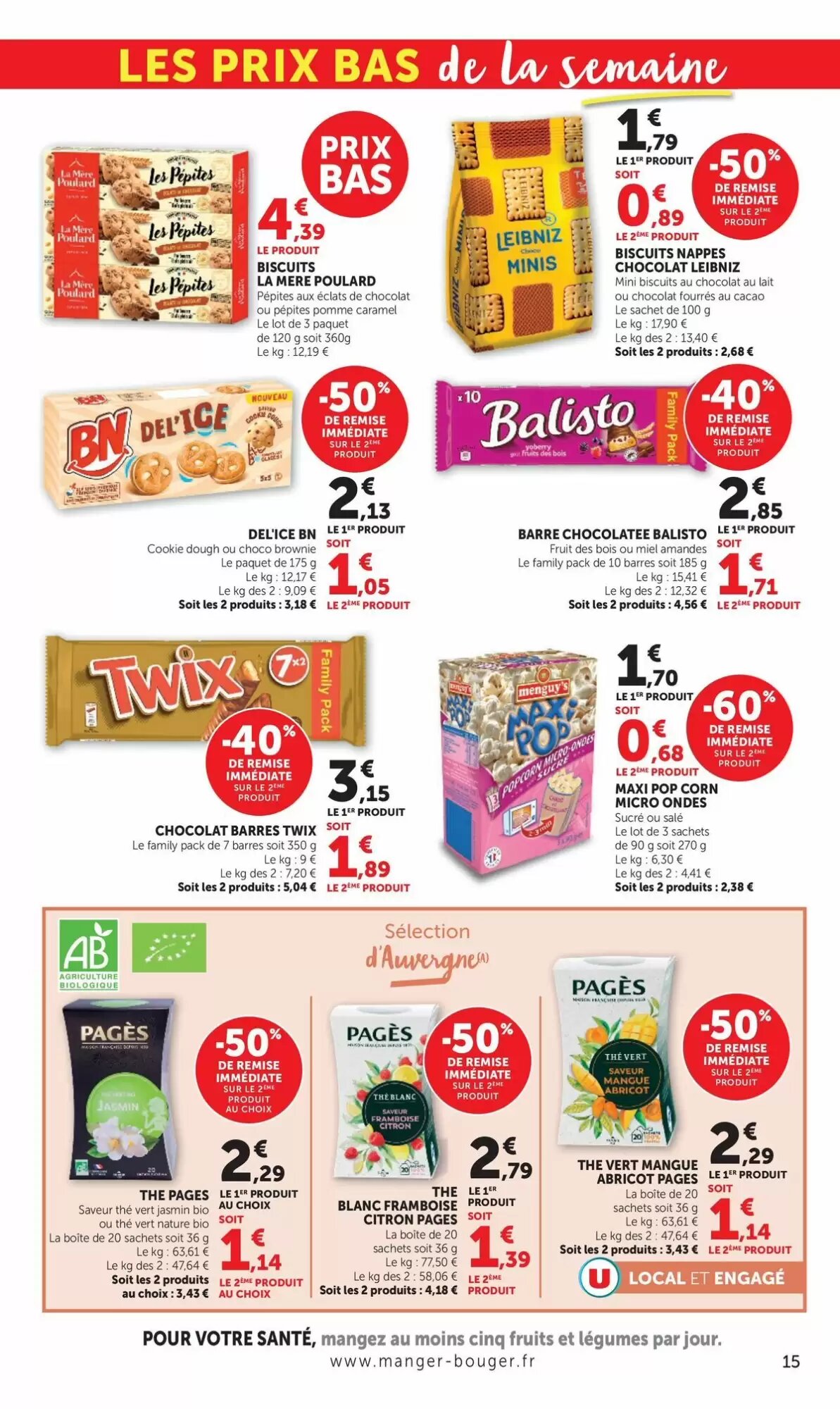 Prospectus promotionnel Super U valable à partir du 04/08/2026 - Page 15.