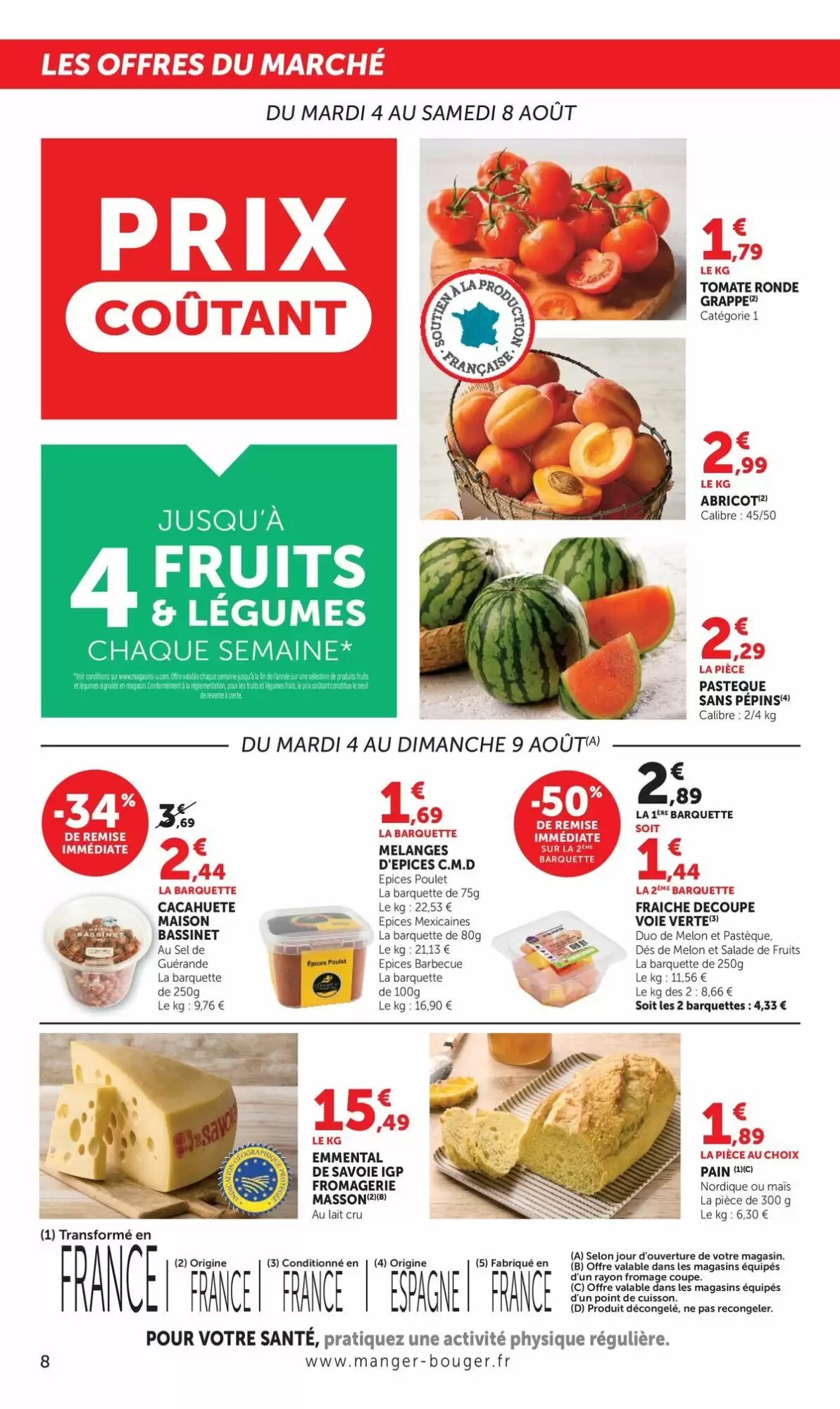 Prospectus promotionnel Super U valable à partir du 04/08/2026 - Page 8.