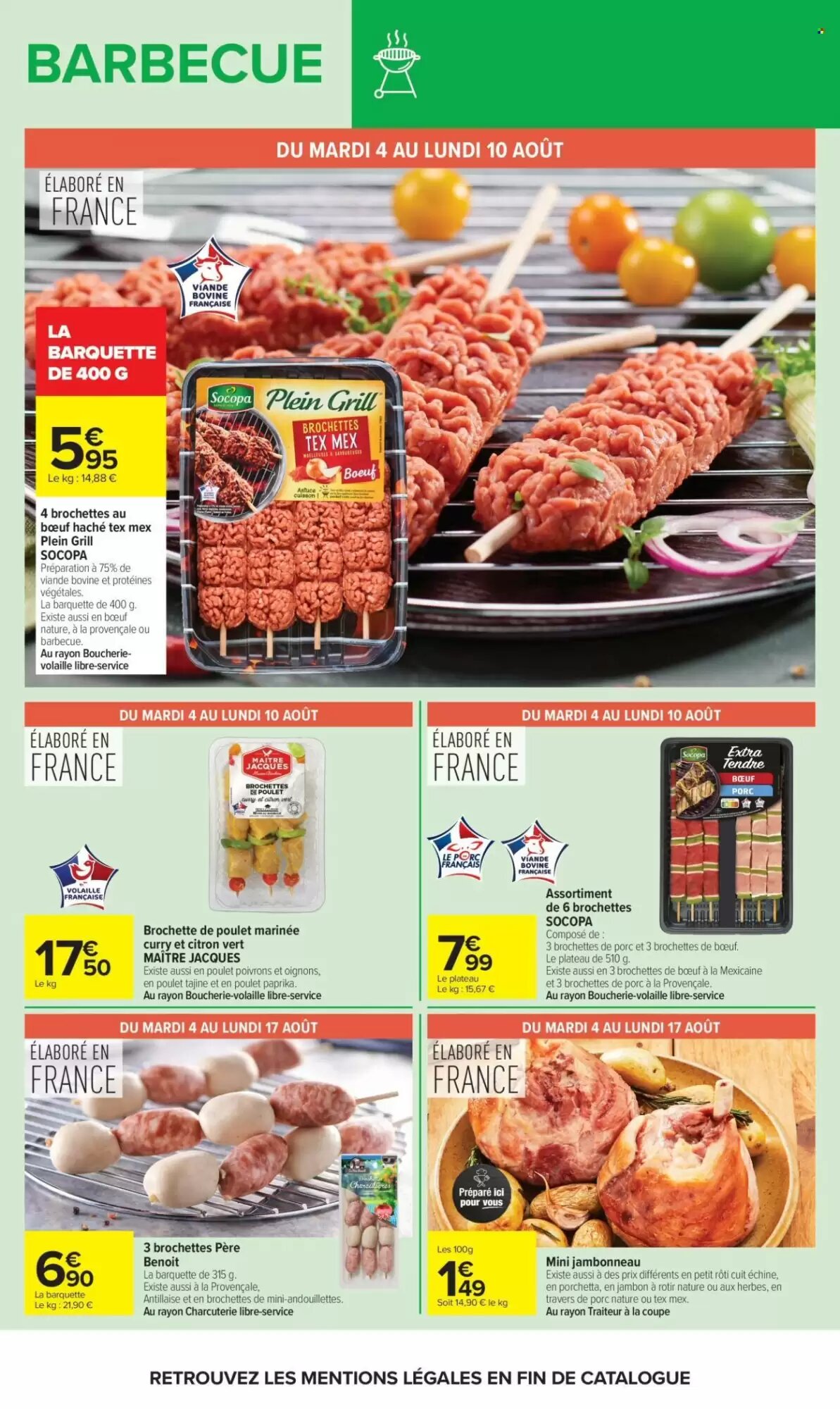 Prospectus promotionnel Carrefour valable à partir du 04/08/2026 - Page 10.