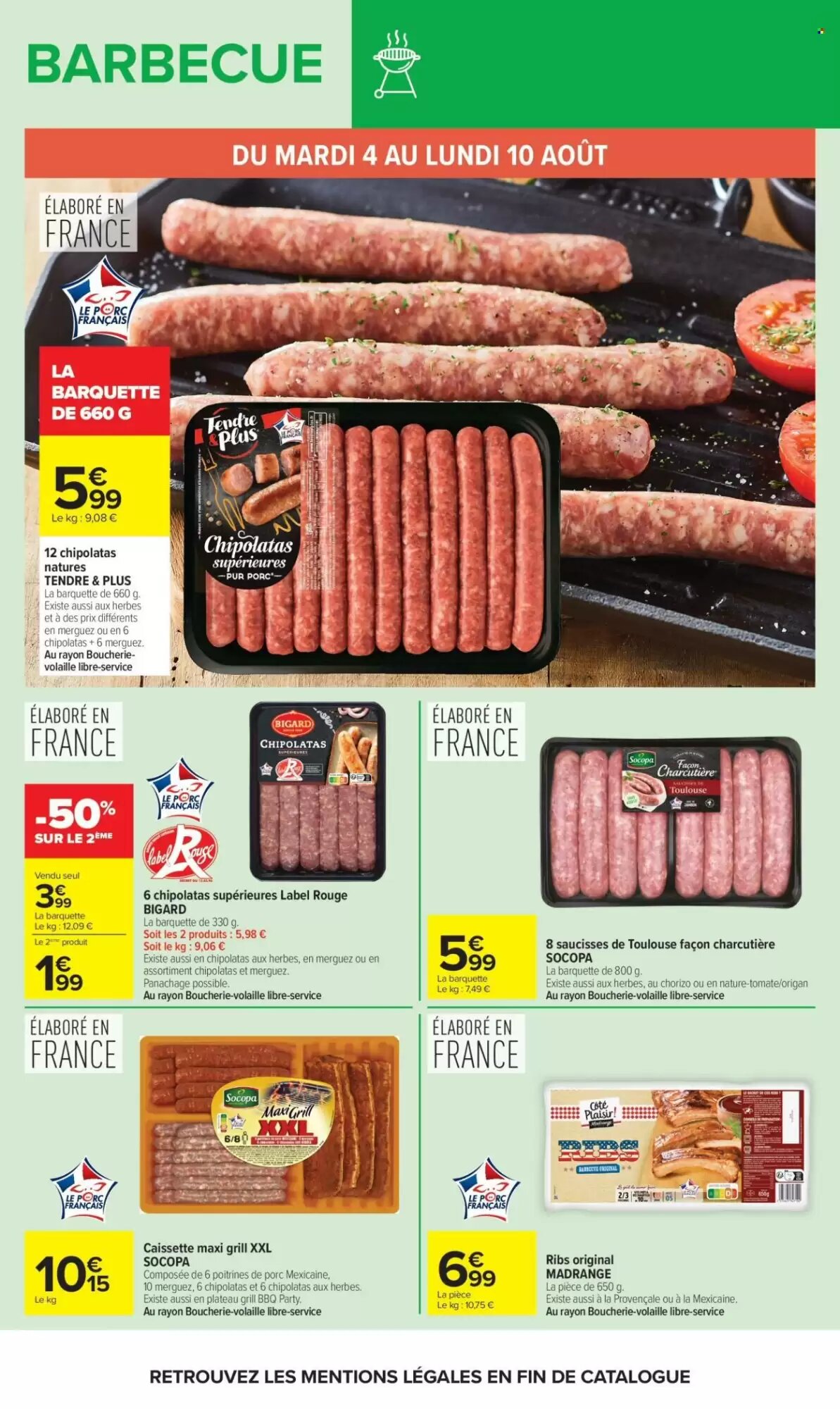 Prospectus promotionnel Carrefour valable à partir du 04/08/2026 - Page 11.