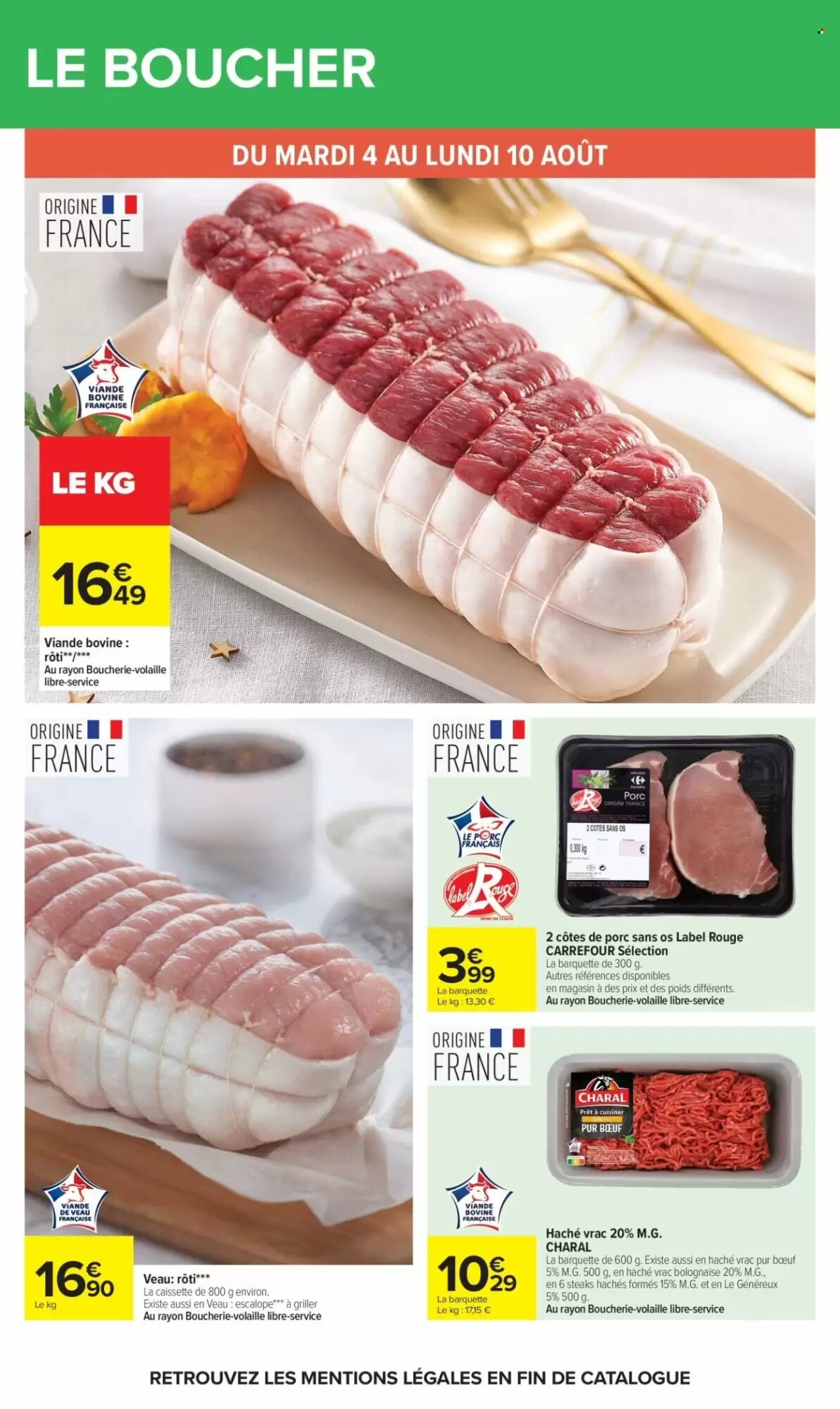 Prospectus promotionnel Carrefour valable à partir du 04/08/2026 - Page 30.