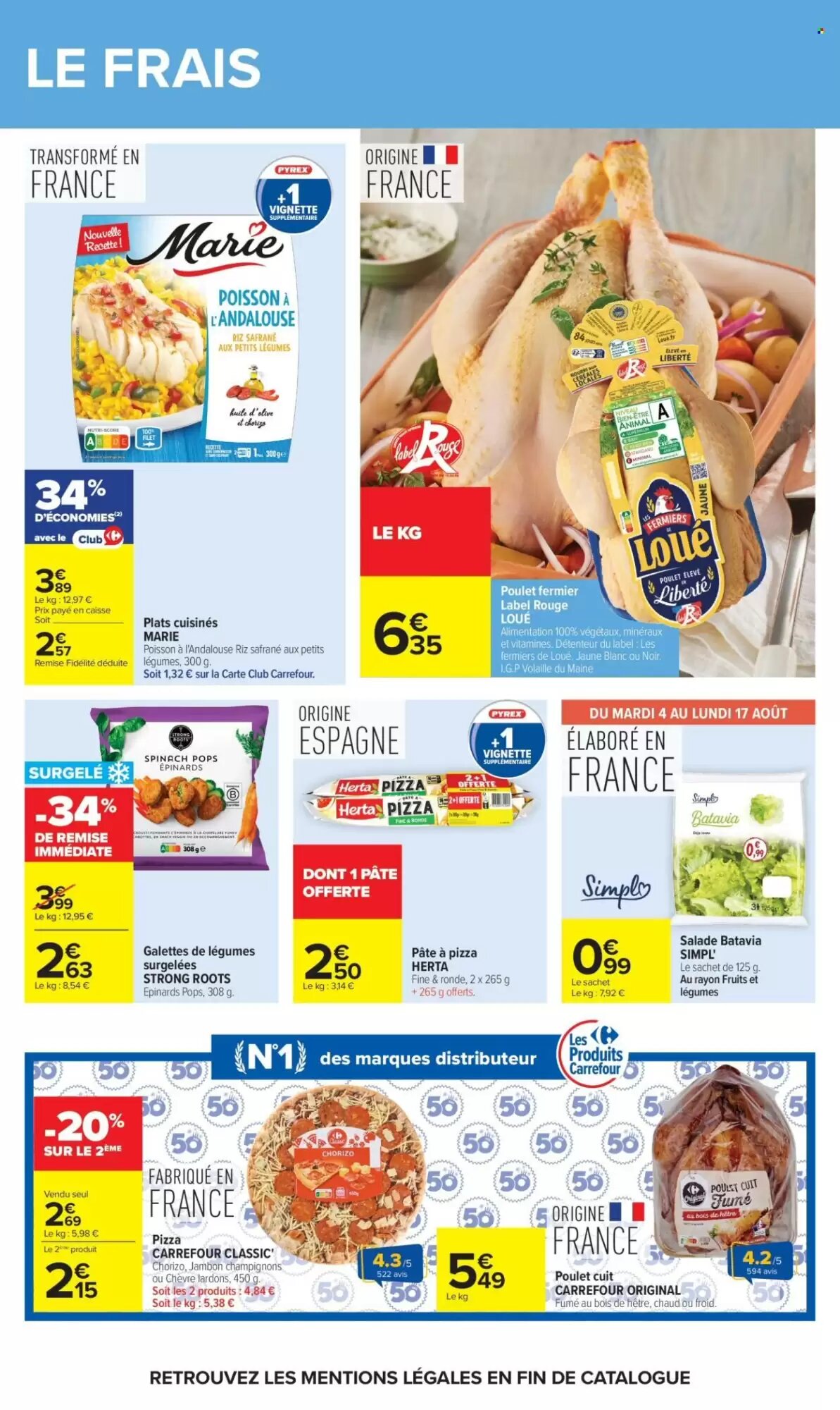 Prospectus promotionnel Carrefour valable à partir du 04/08/2026 - Page 39.