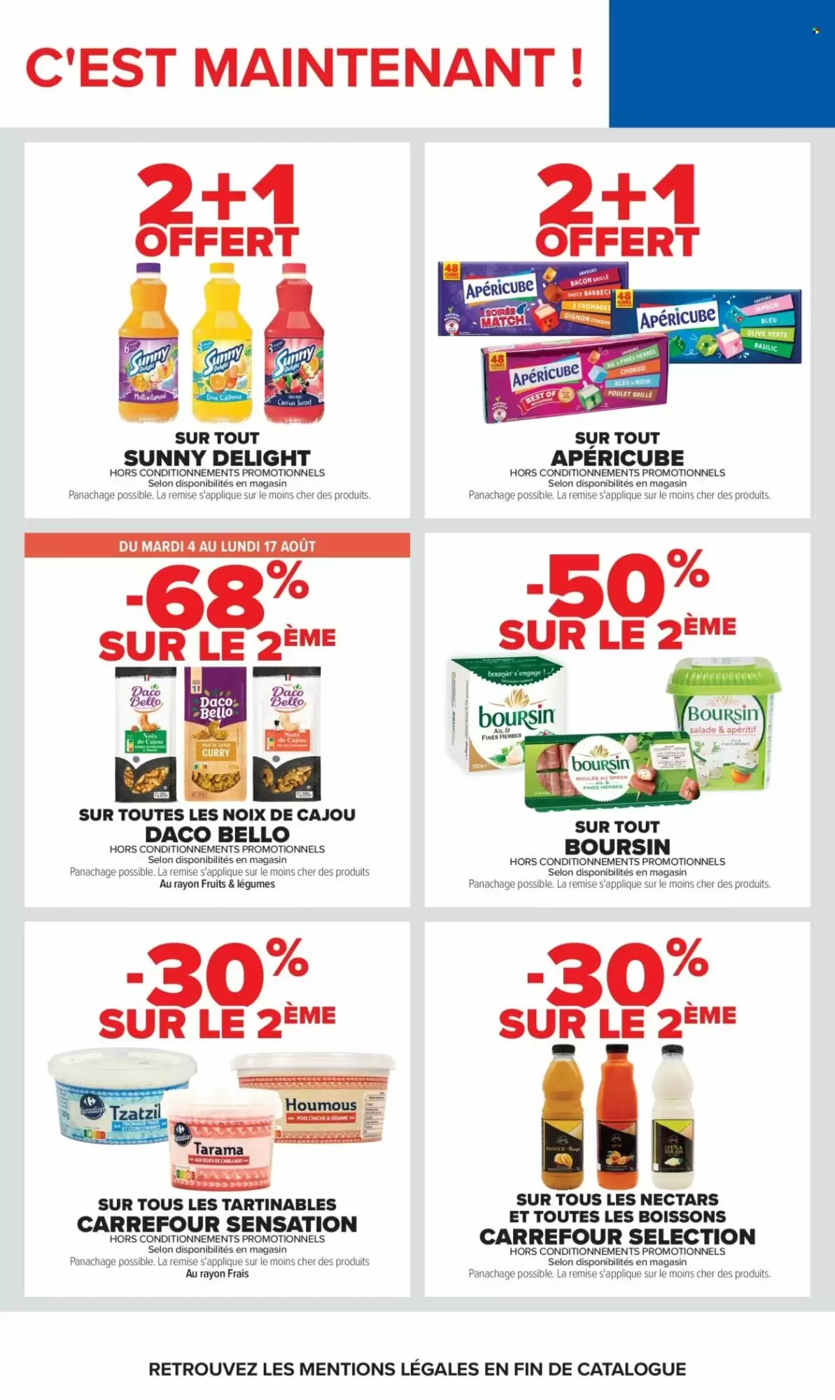 Prospectus promotionnel Carrefour valable à partir du 04/08/2026 - Page 40.