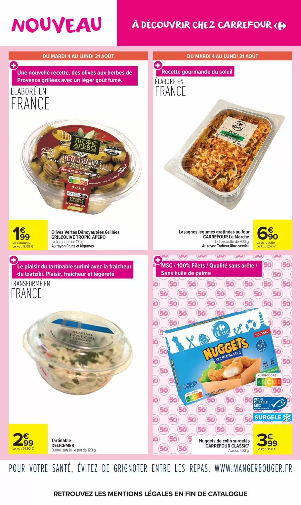 Prospectus promotionnel Carrefour Market valable à partir du 04/08/2026 - Page 2.