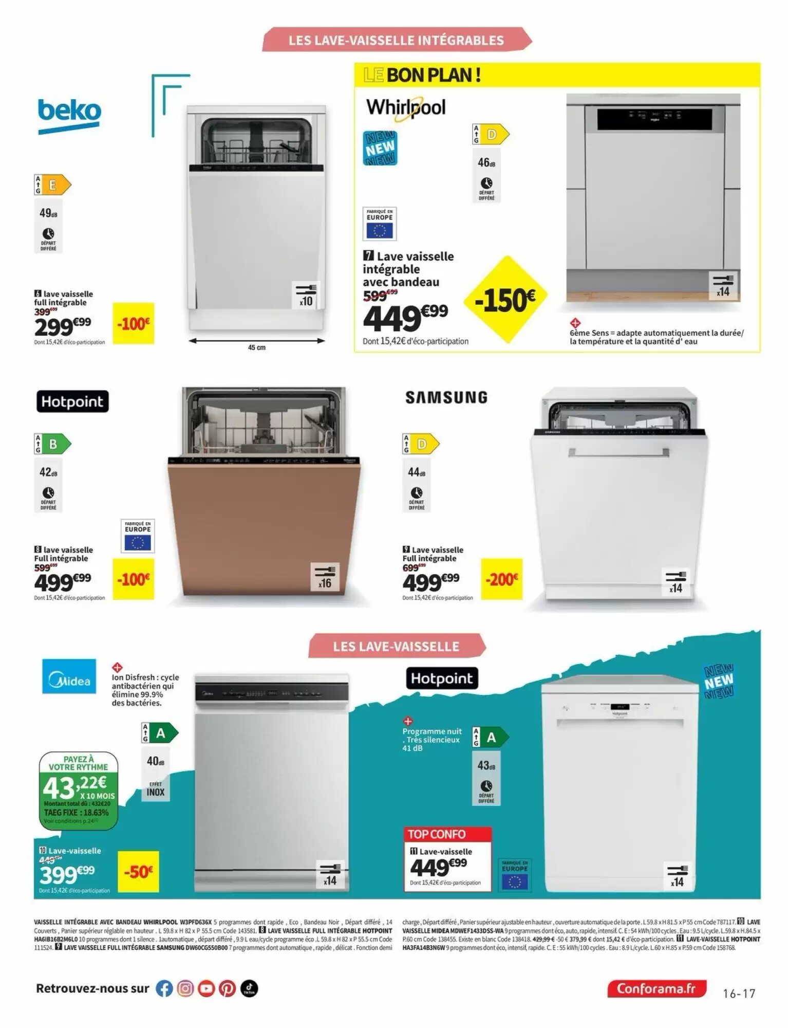 Prospectus promotionnel Conforama valable à partir du 04/08/2026 - Page 17.