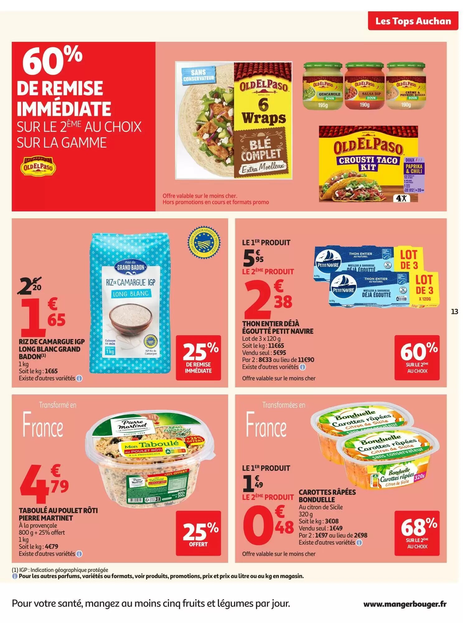 Prospectus promotionnel Auchan valable à partir du 04/08/2026 - Page 13.