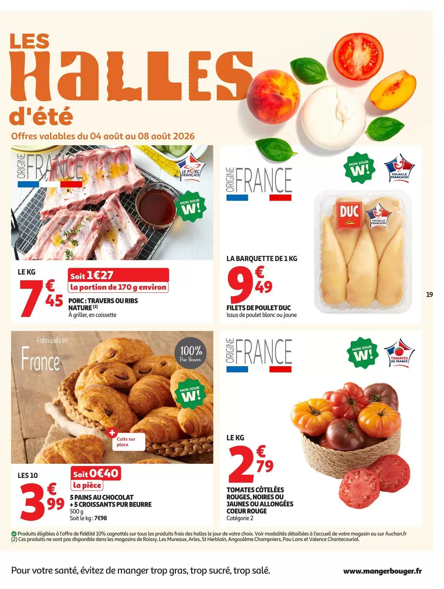 Prospectus promotionnel Auchan valable à partir du 04/08/2026 - Page 19.
