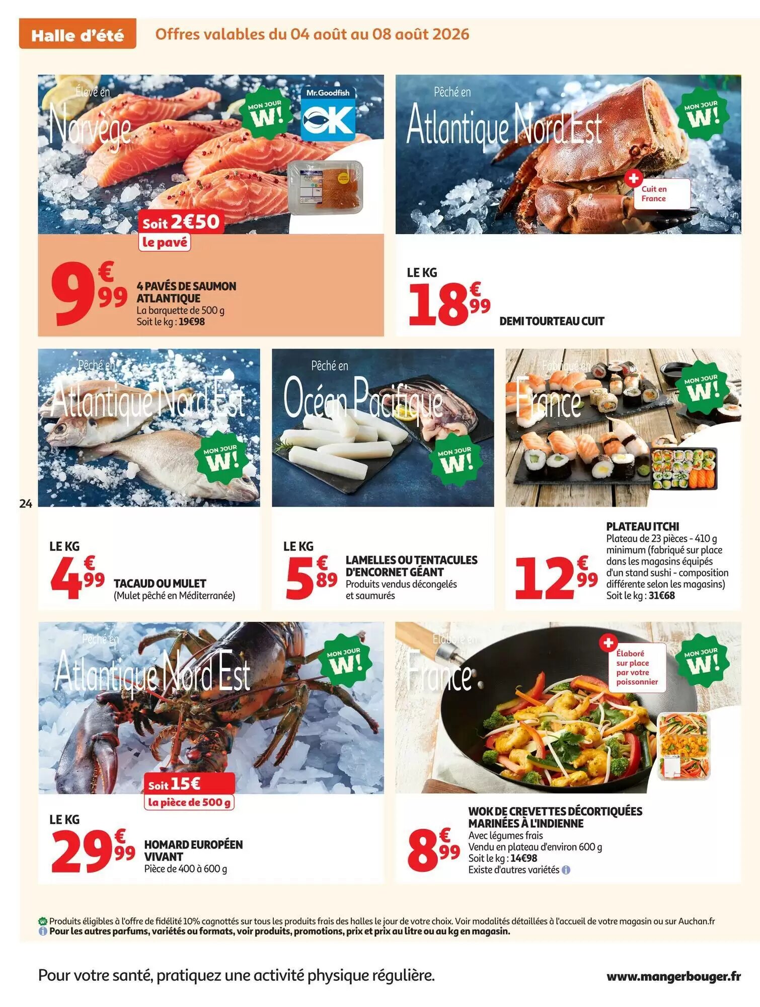 Prospectus promotionnel Auchan valable à partir du 04/08/2026 - Page 24.