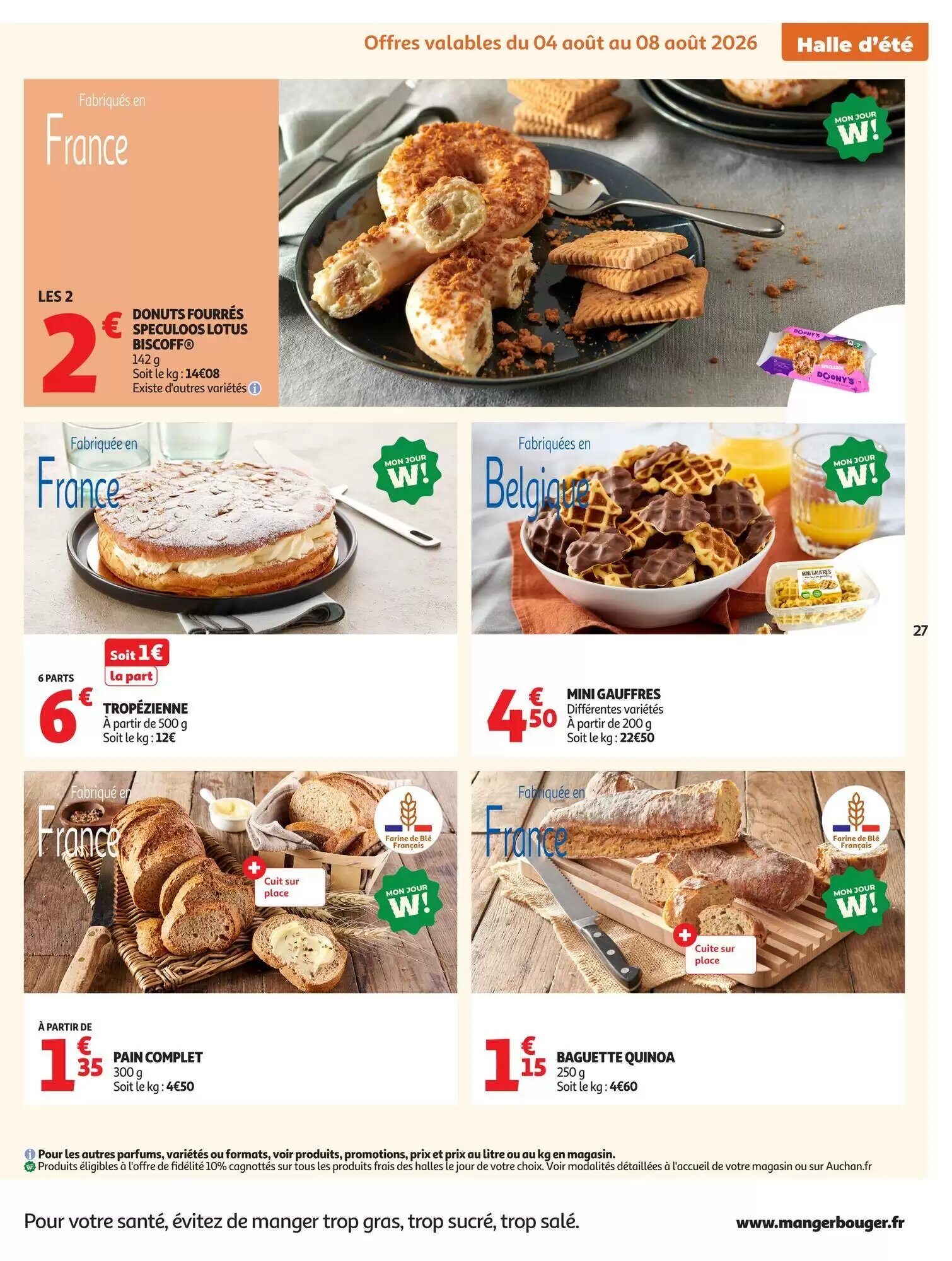 Prospectus promotionnel Auchan valable à partir du 04/08/2026 - Page 27.
