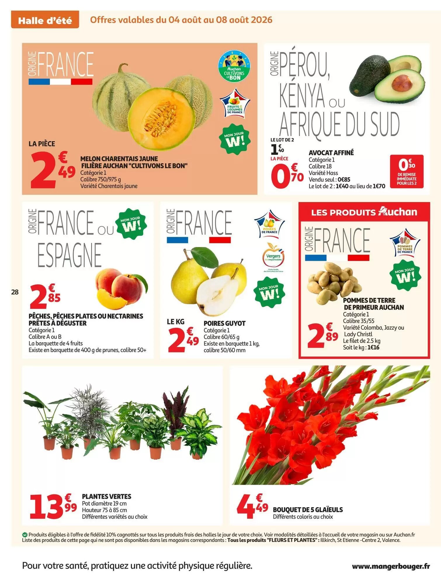 Prospectus promotionnel Auchan valable à partir du 04/08/2026 - Page 28.