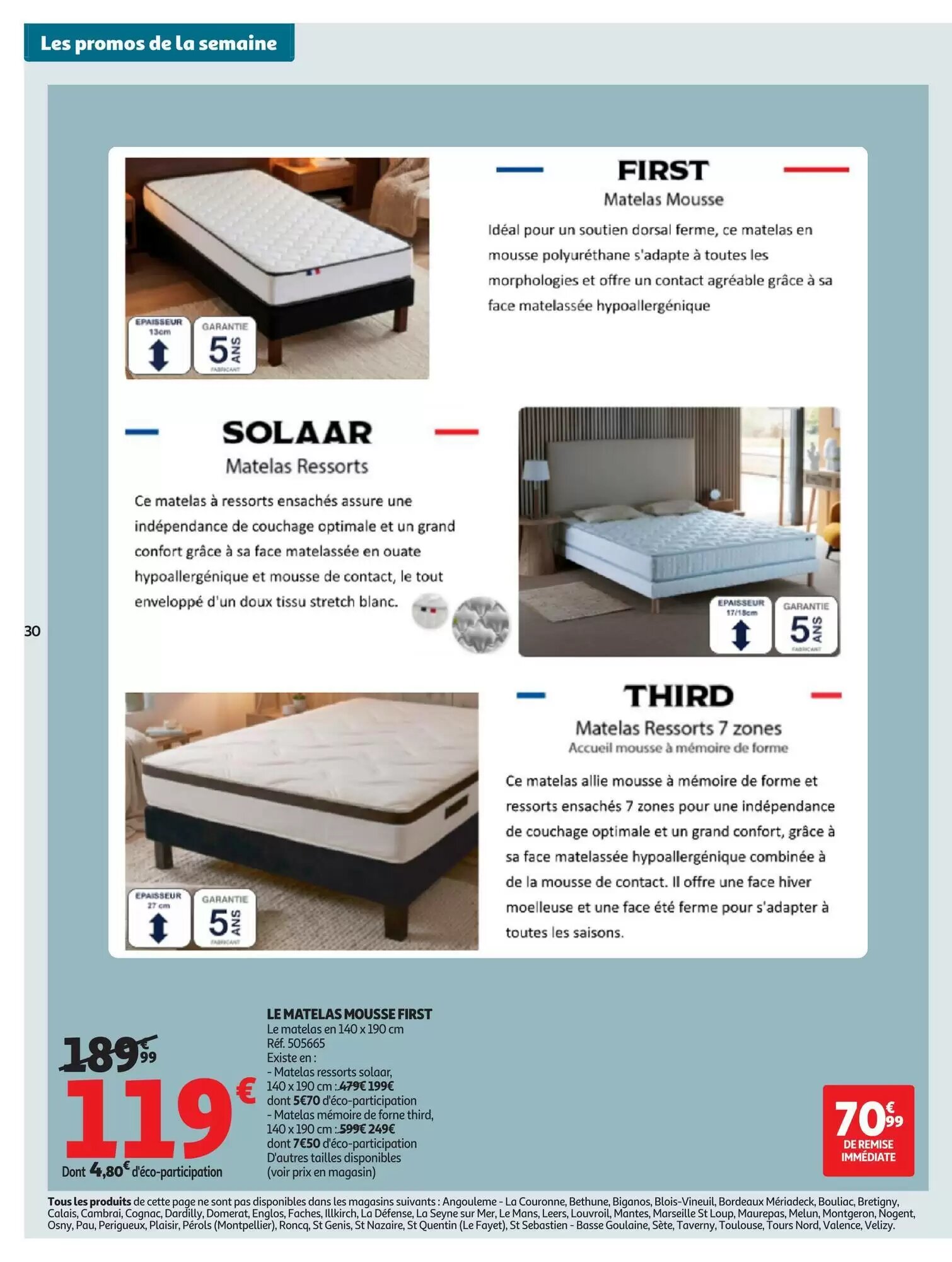 Prospectus promotionnel Auchan valable à partir du 04/08/2026 - Page 30.