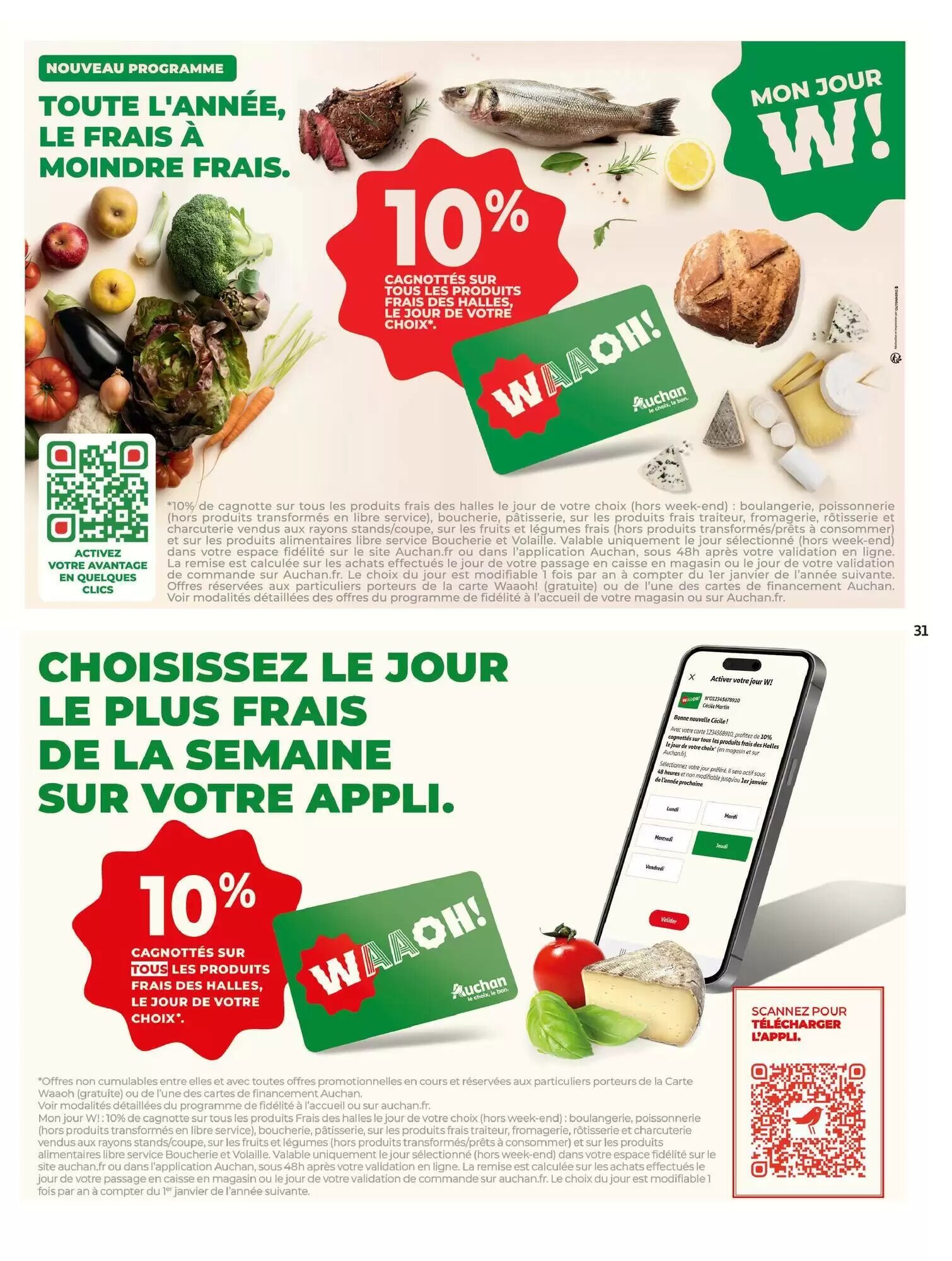 Prospectus promotionnel Auchan valable à partir du 04/08/2026 - Page 31.