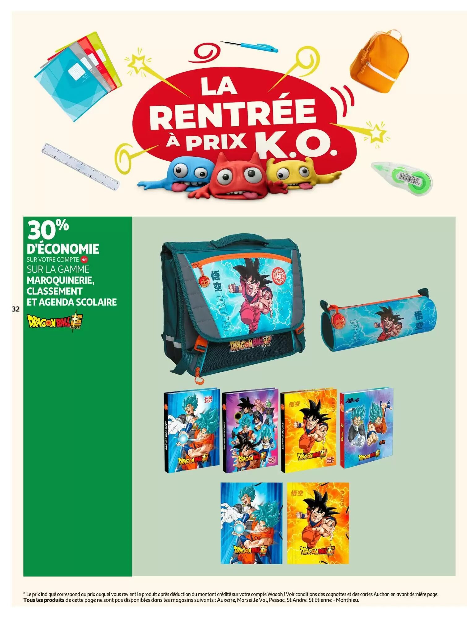 Prospectus promotionnel Auchan valable à partir du 04/08/2026 - Page 32.