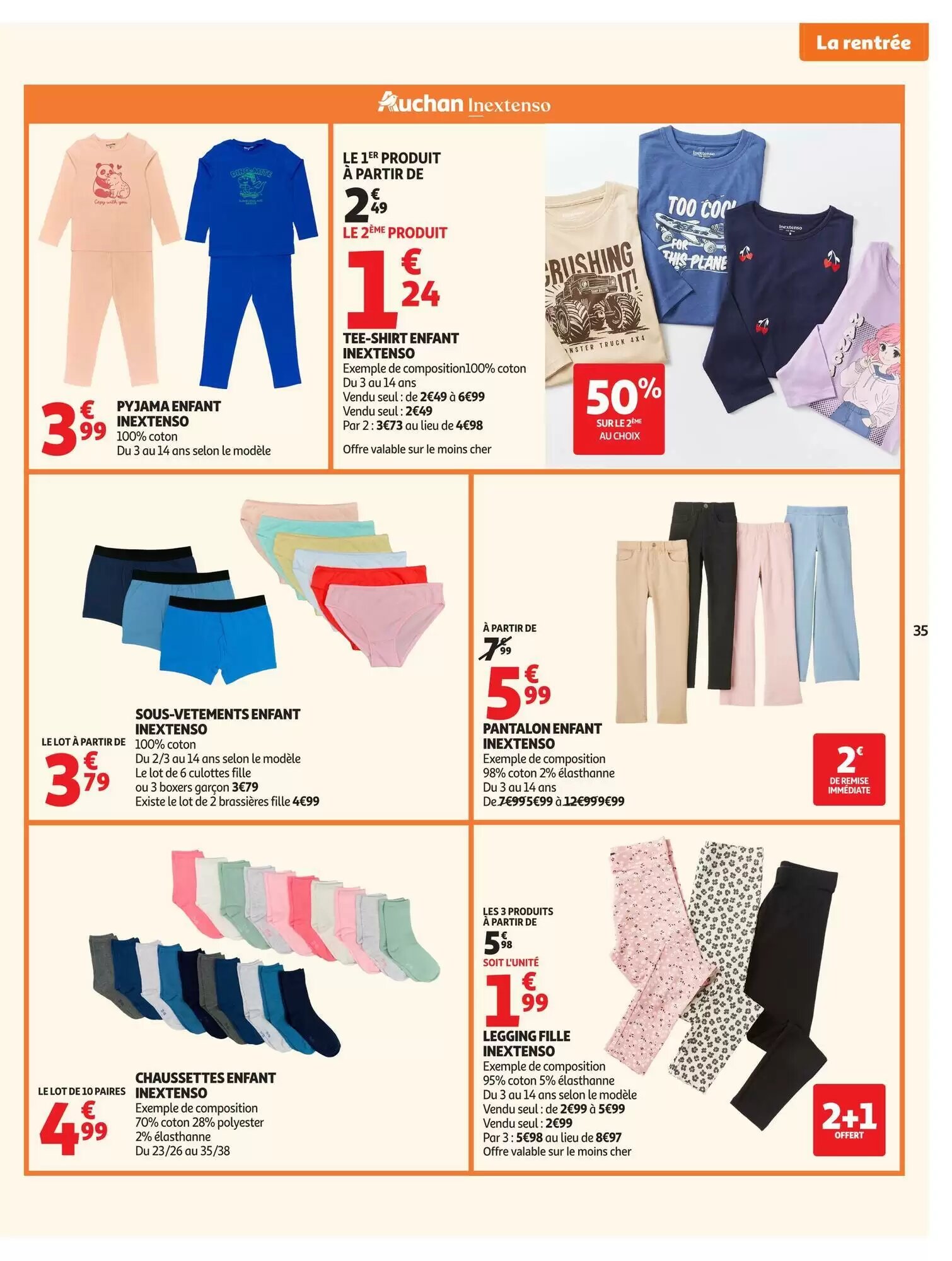 Prospectus promotionnel Auchan valable à partir du 04/08/2026 - Page 35.
