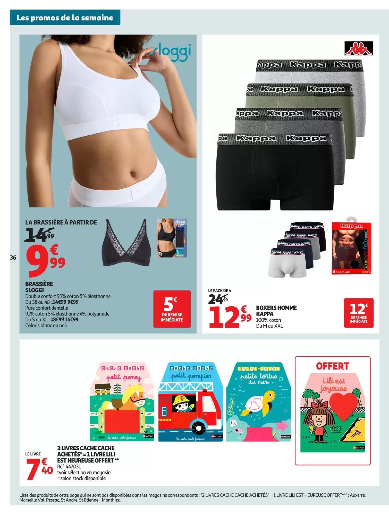 Prospectus promotionnel Auchan valable à partir du 04/08/2026 - Page 36.