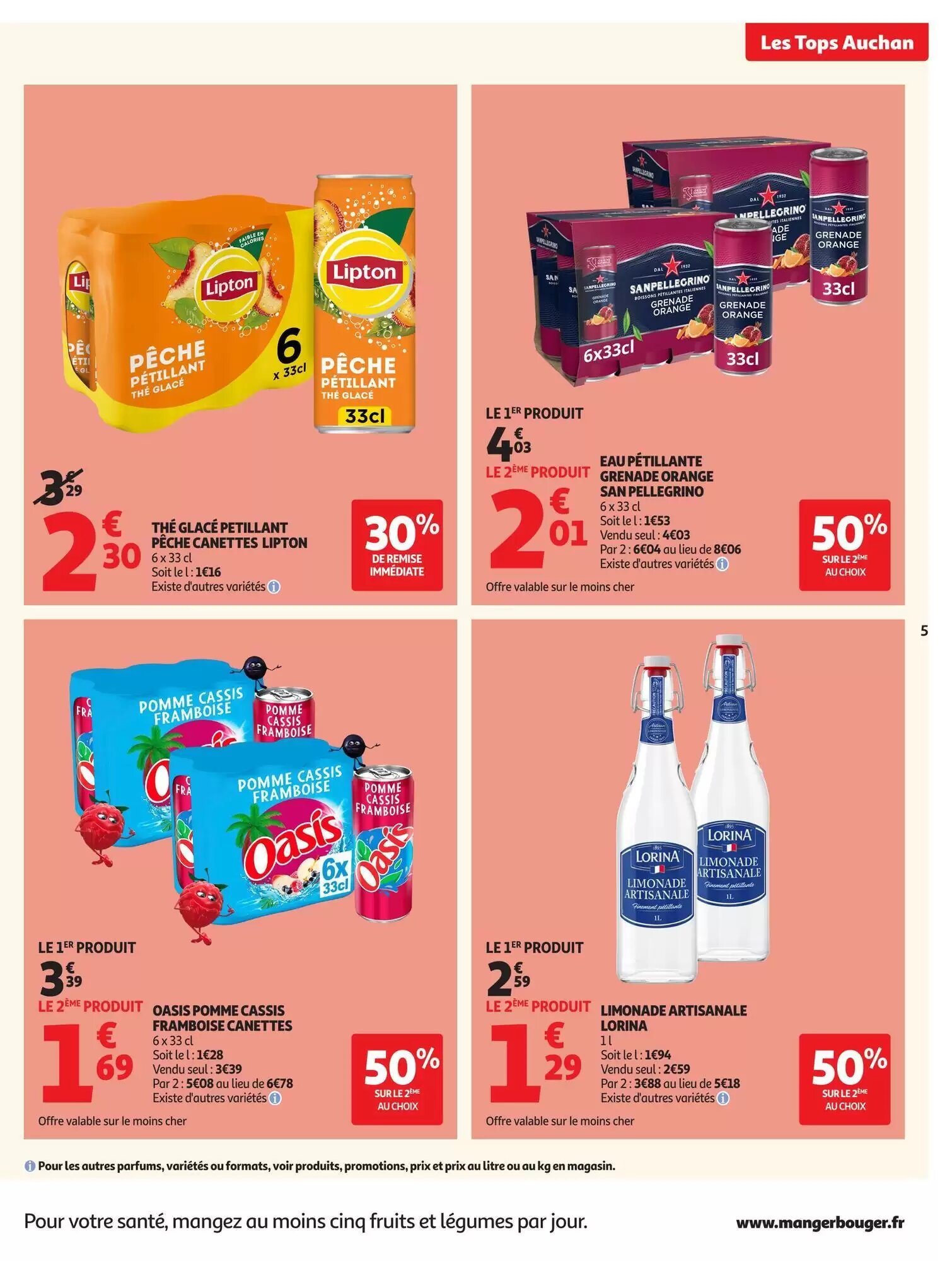 Prospectus promotionnel Auchan valable à partir du 04/08/2026 - Page 5.