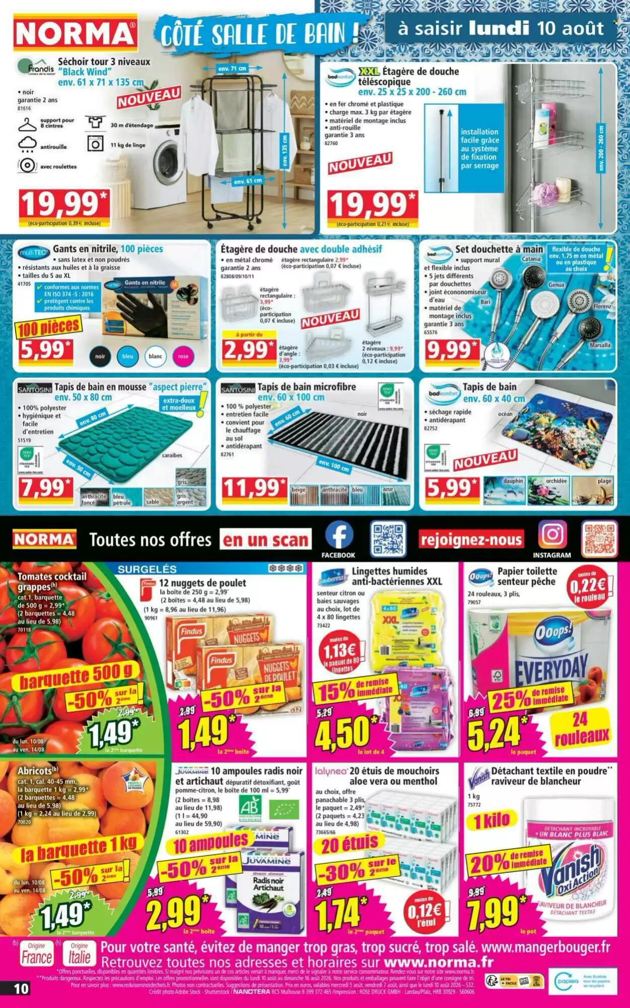 Prospectus promotionnel Norma valable à partir du 05/08/2026 - Page 10.