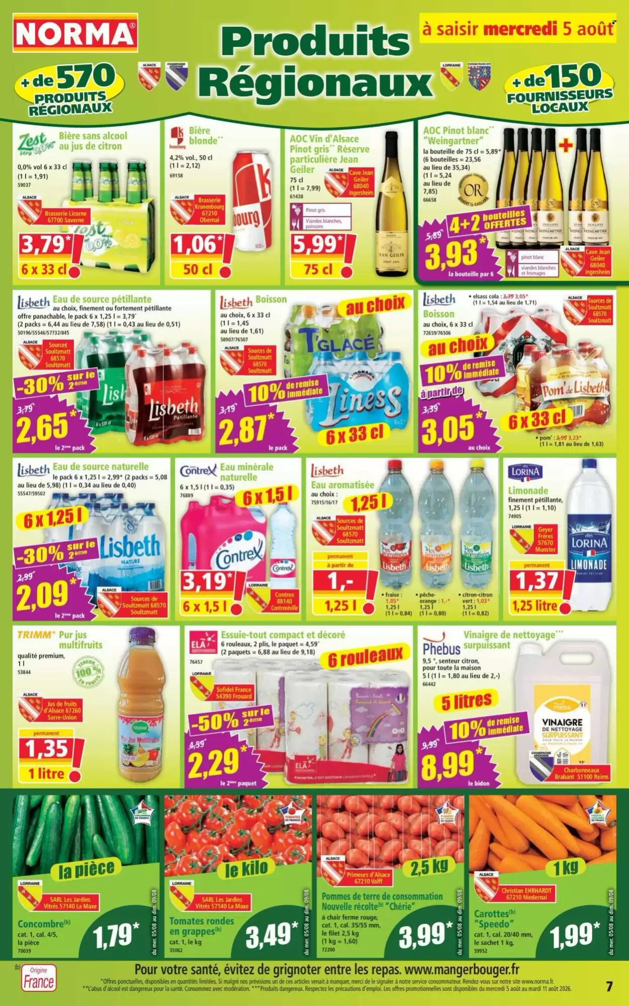 Prospectus promotionnel Norma valable à partir du 05/08/2026 - Page 7.
