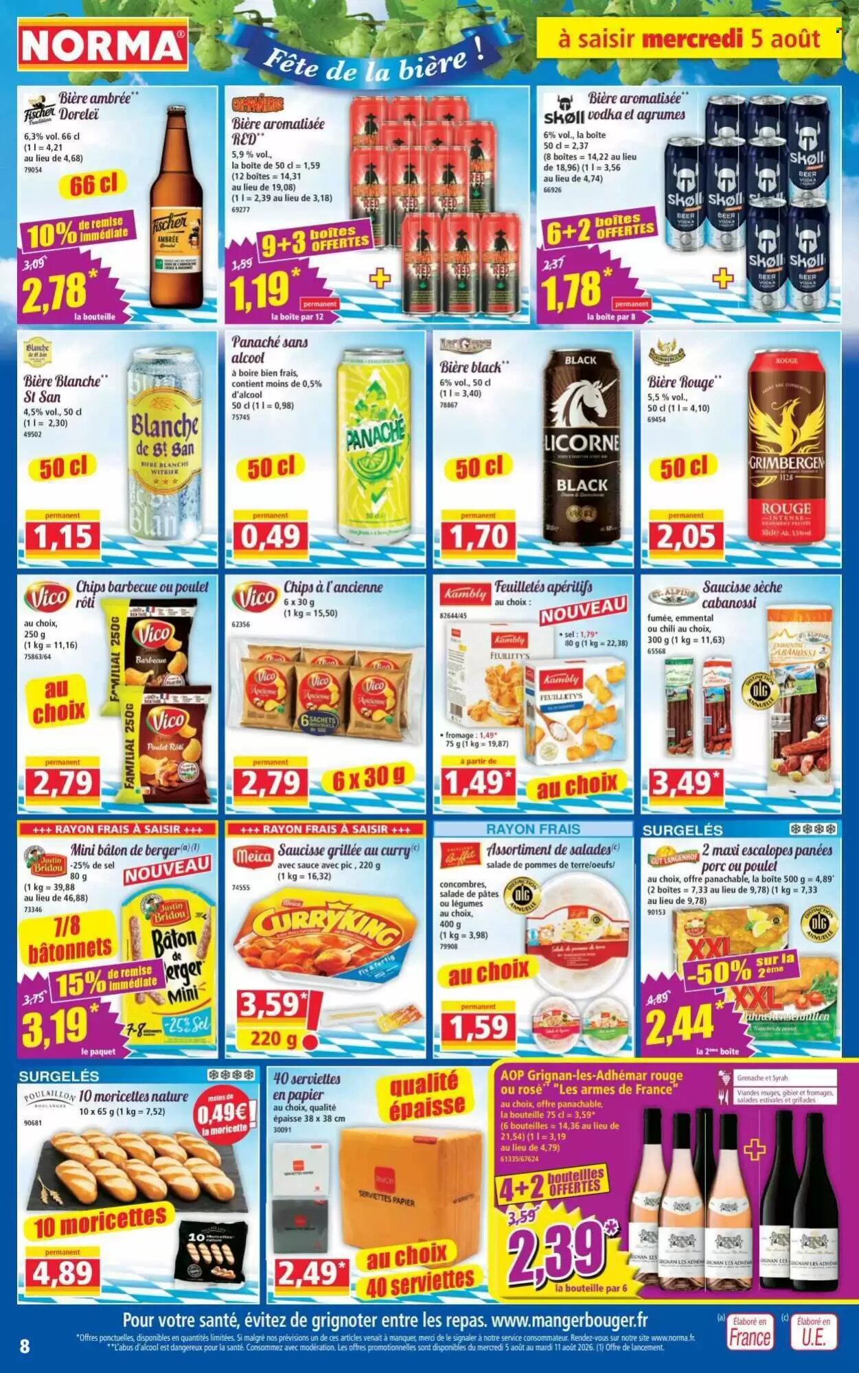 Prospectus promotionnel Norma valable à partir du 05/08/2026 - Page 8.