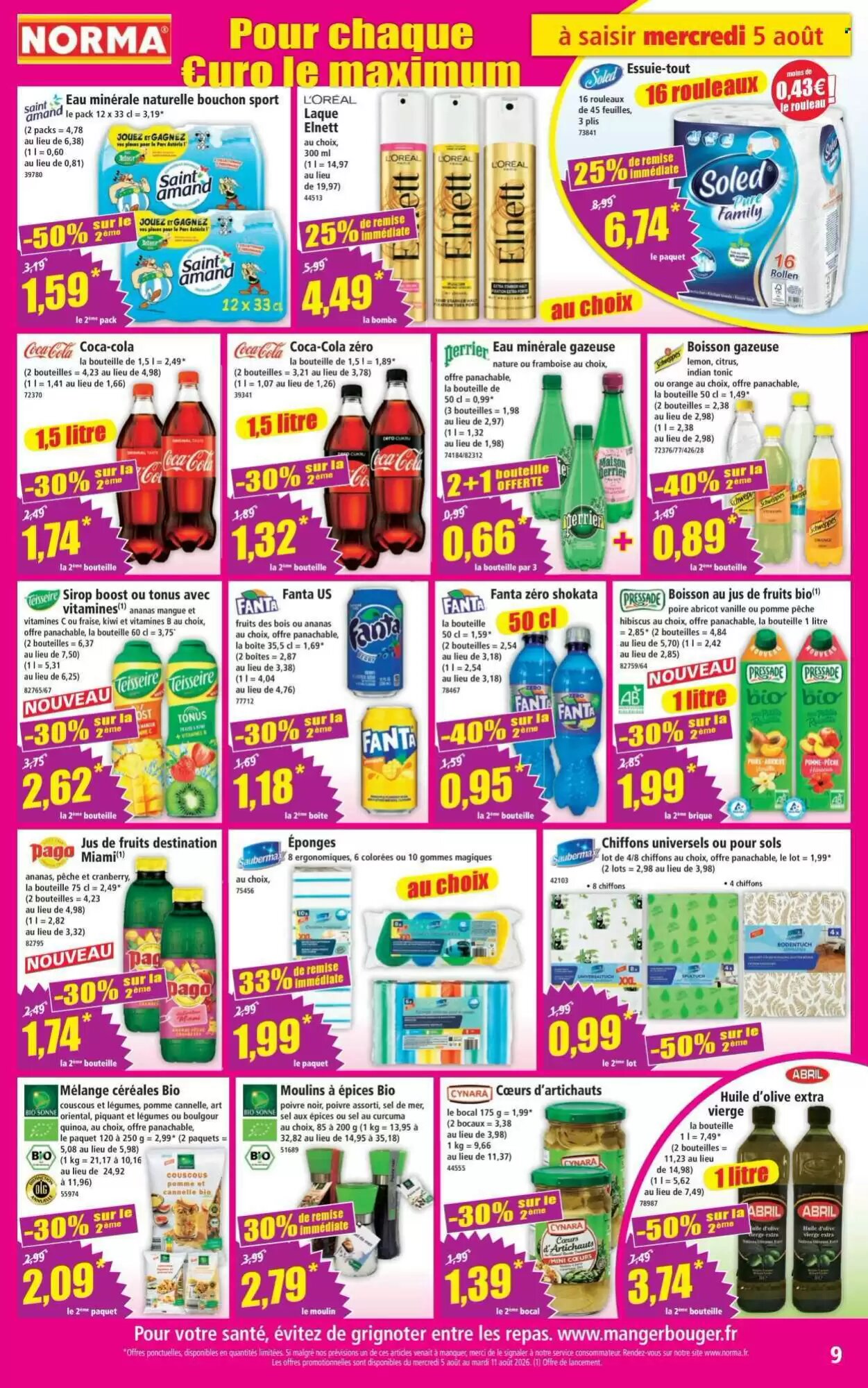 Prospectus promotionnel Norma valable à partir du 05/08/2026 - Page 9.