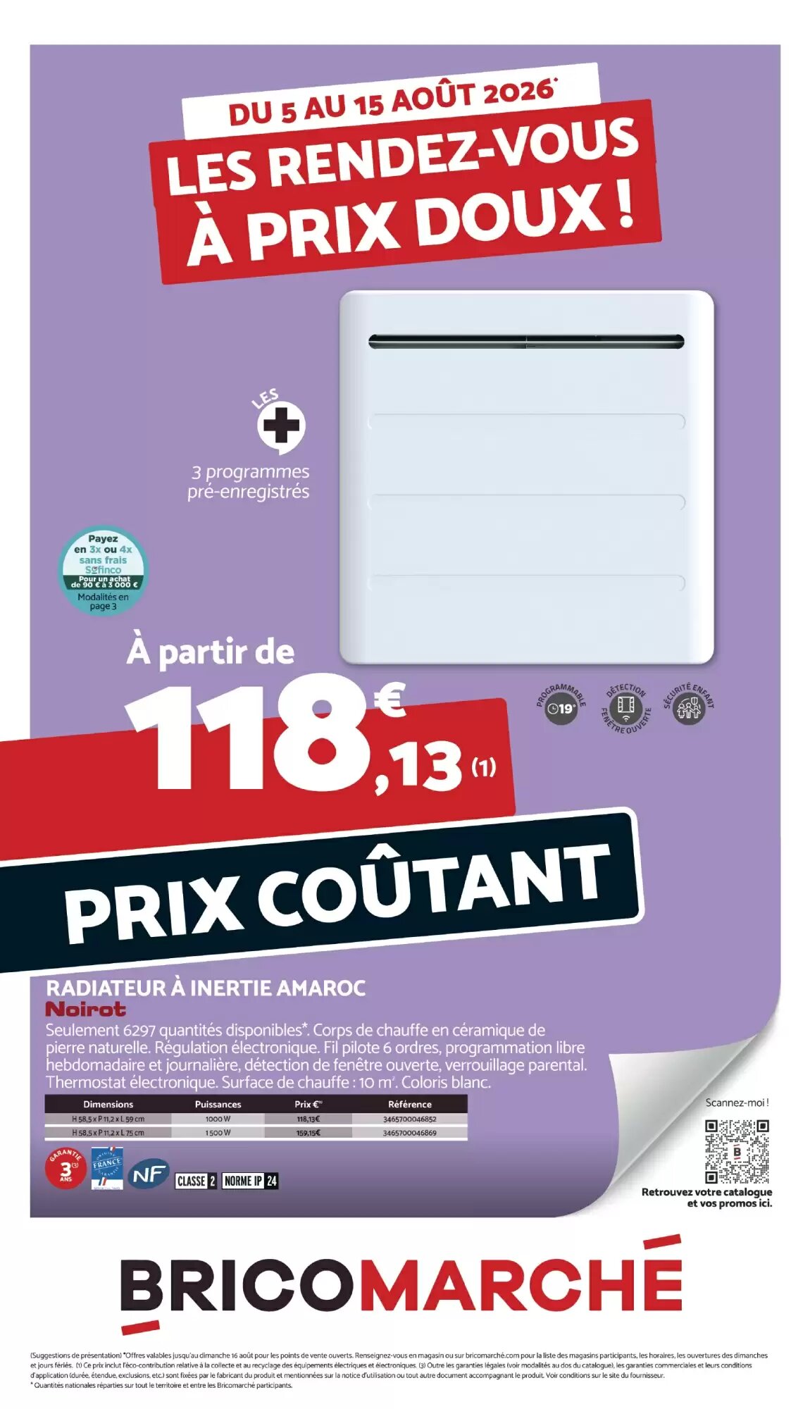 Prospectus promotionnel Bricomarché valable à partir du 05/08/2026 - Page 1.