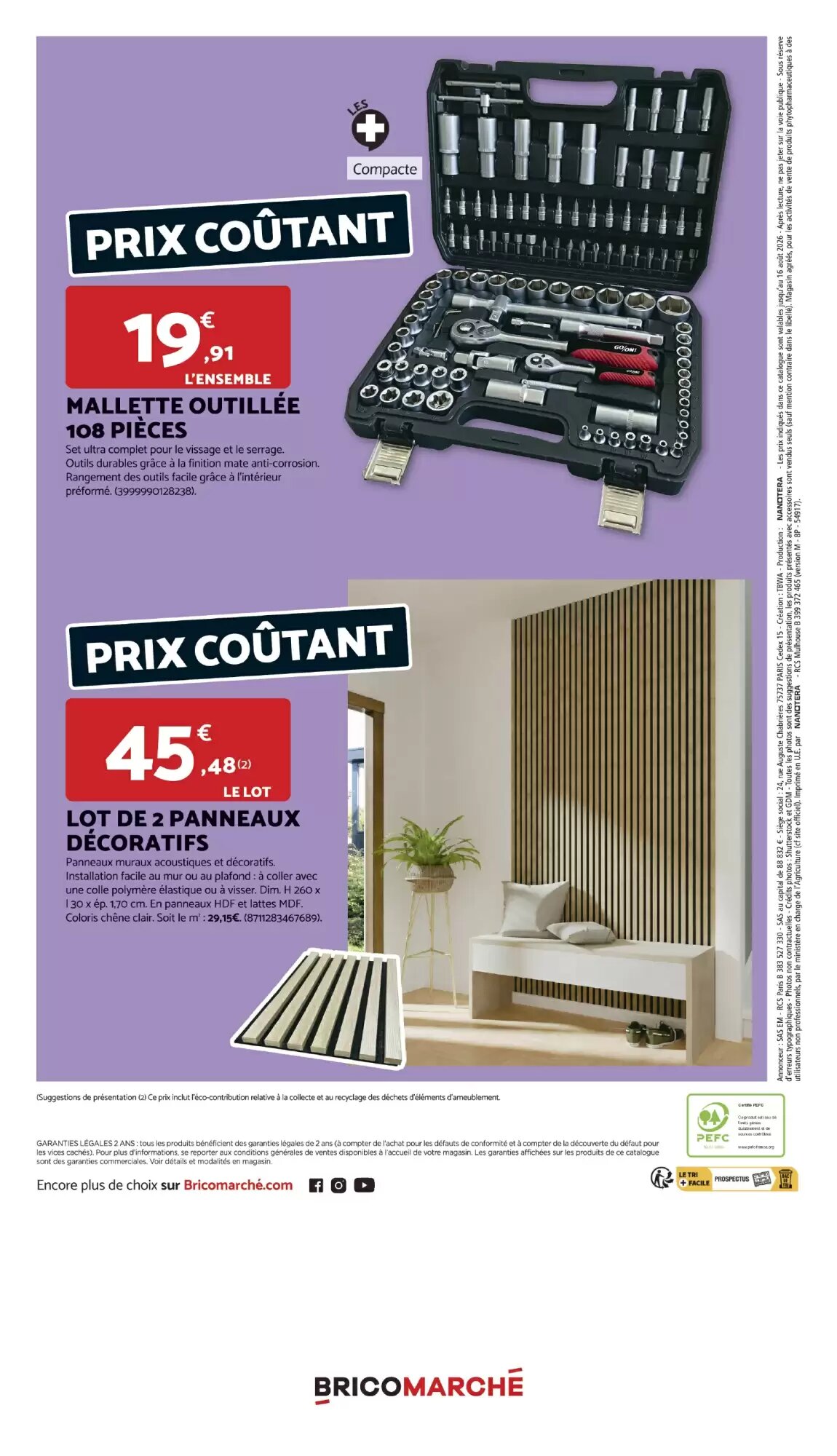 Prospectus promotionnel Bricomarché valable à partir du 05/08/2026 - Page 10.