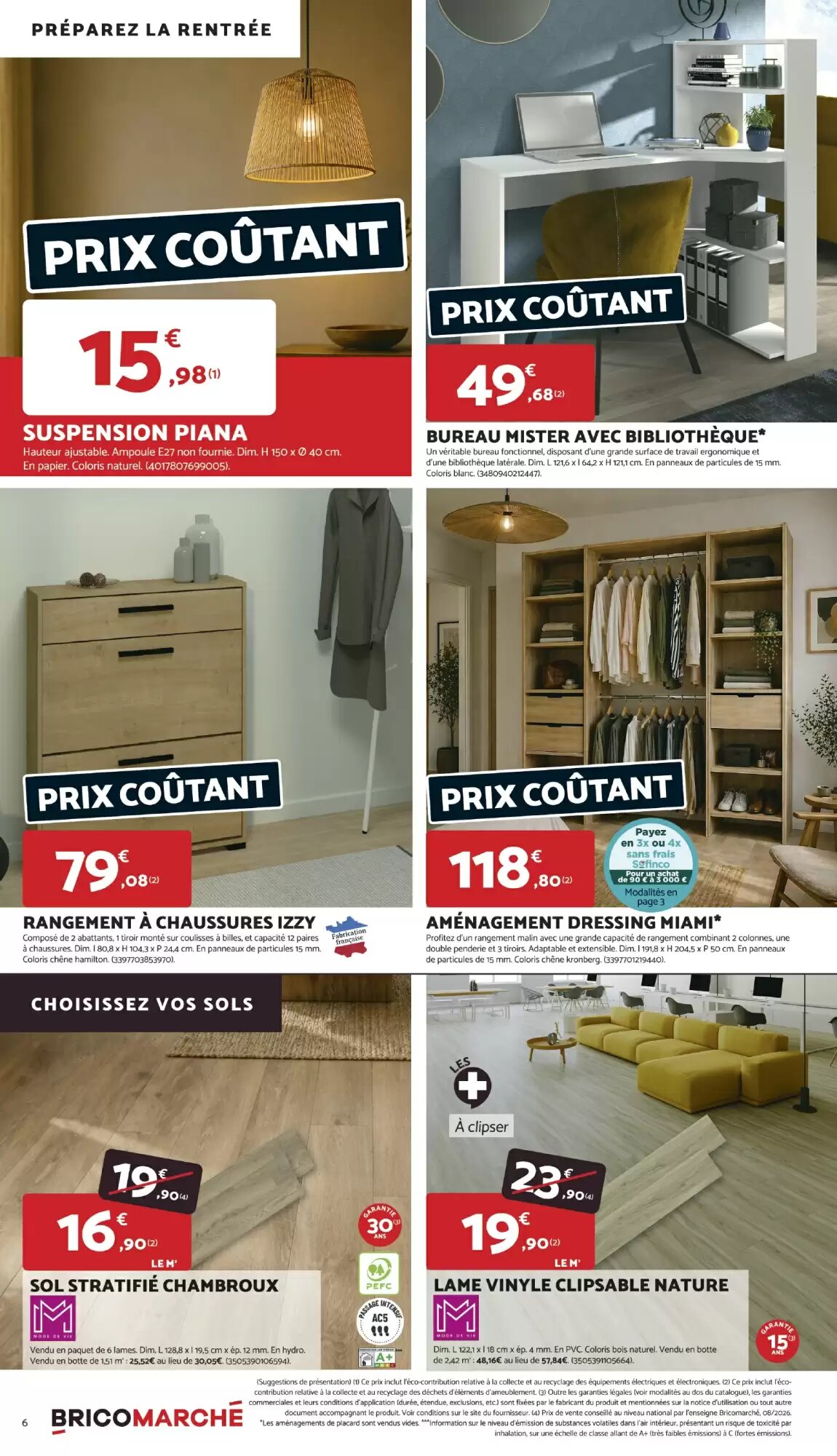 Prospectus promotionnel Bricomarché valable à partir du 05/08/2026 - Page 6.