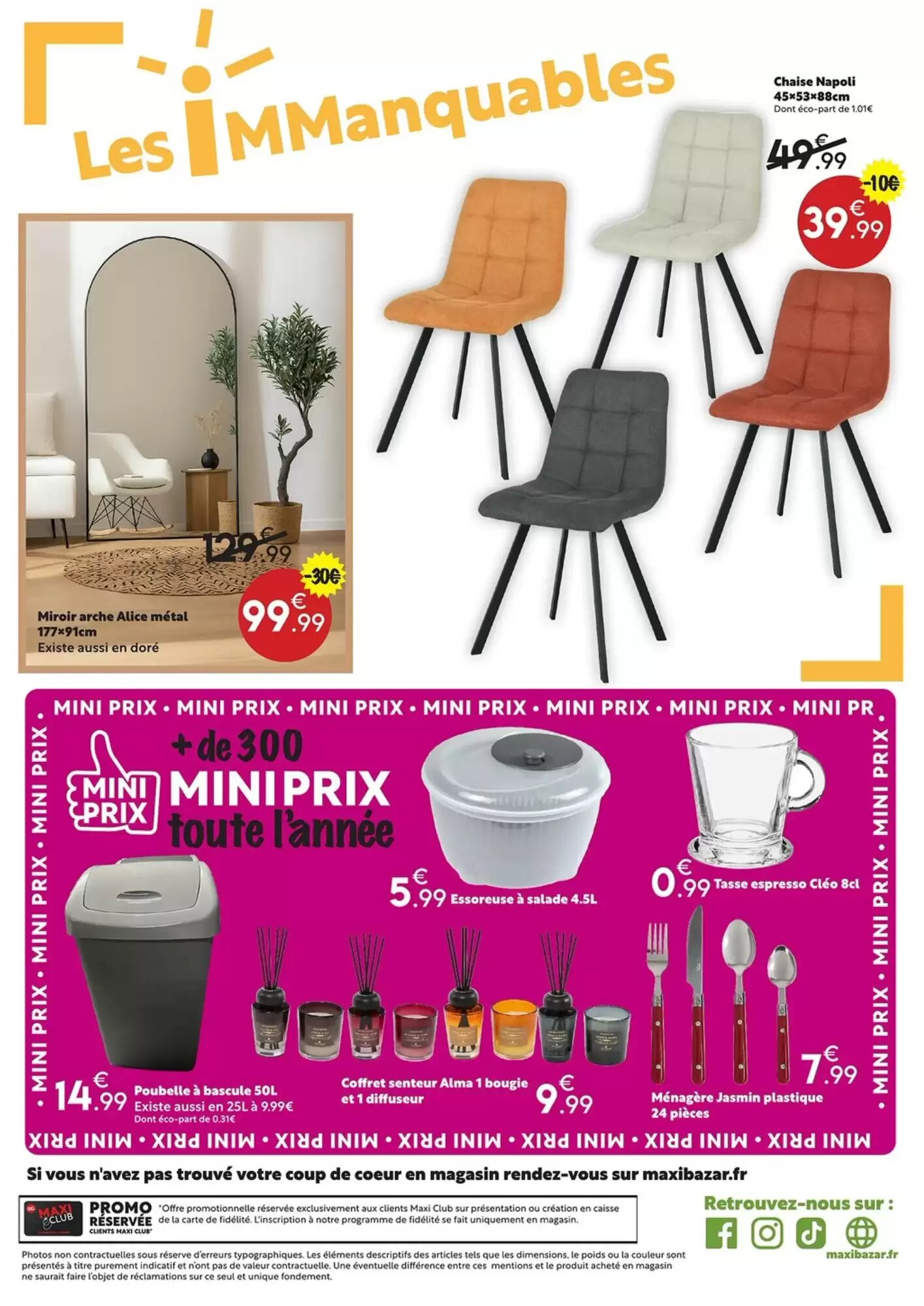 Prospectus promotionnel Maxi Bazar valable à partir du 05/08/2026 - Page 20.