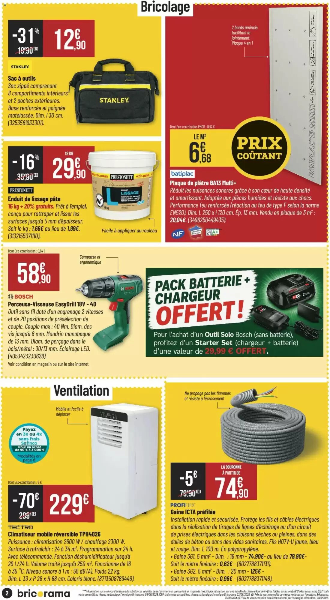 Prospectus promotionnel Bricorama valable à partir du 05/08/2026 - Page 2.