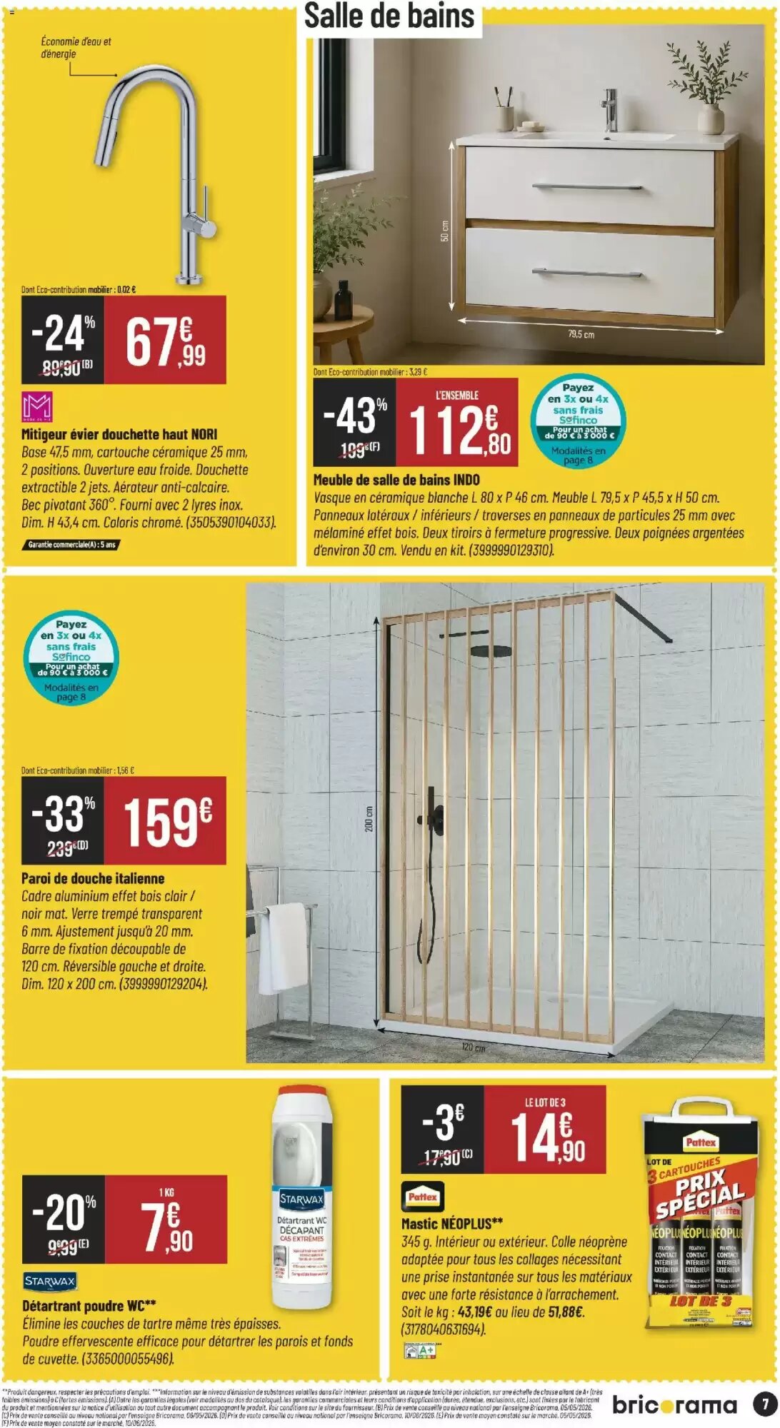 Prospectus promotionnel Bricorama valable à partir du 05/08/2026 - Page 7.