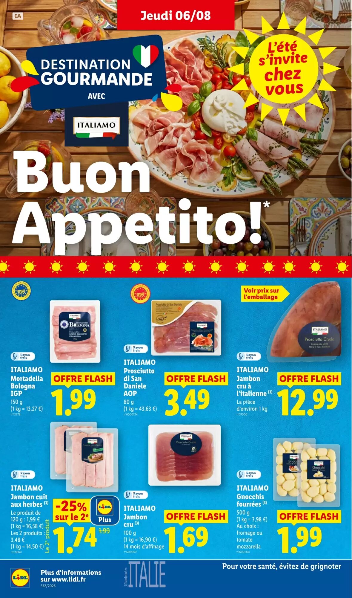 Prospectus promotionnel Lidl valable à partir du 06/08/2026 - Page 22.
