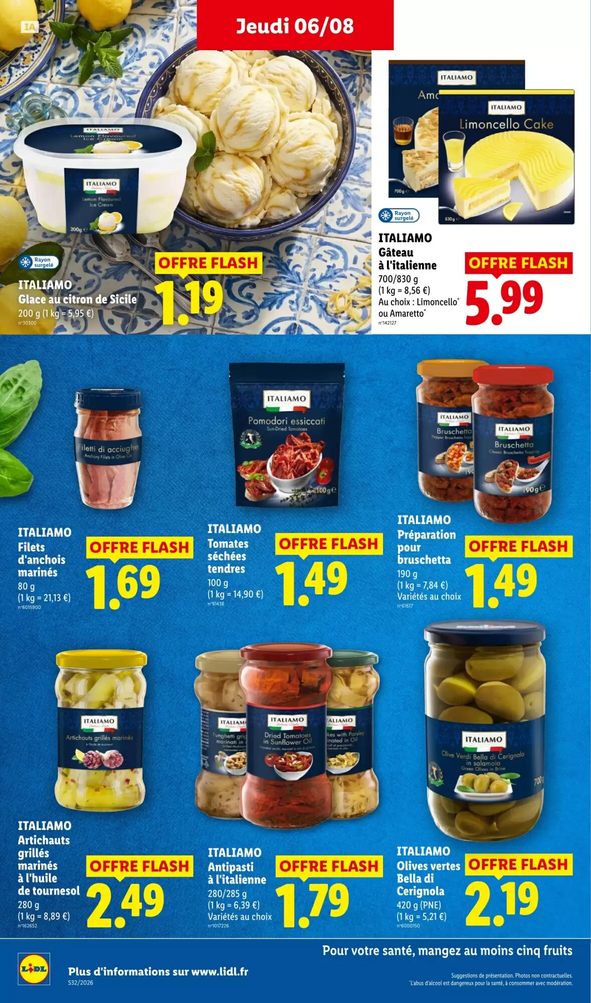 Prospectus promotionnel Lidl valable à partir du 06/08/2026 - Page 24.