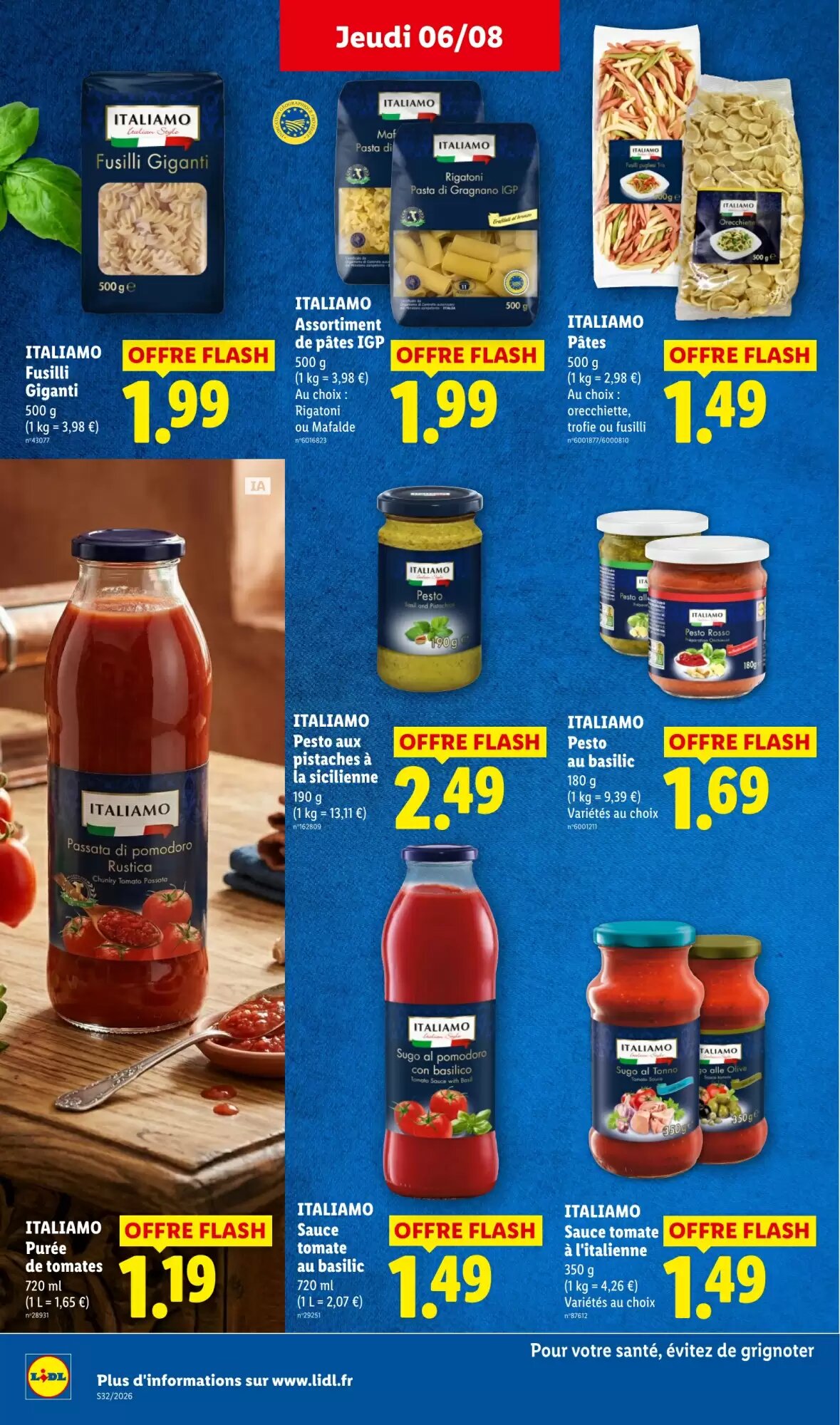 Prospectus promotionnel Lidl valable à partir du 06/08/2026 - Page 26.