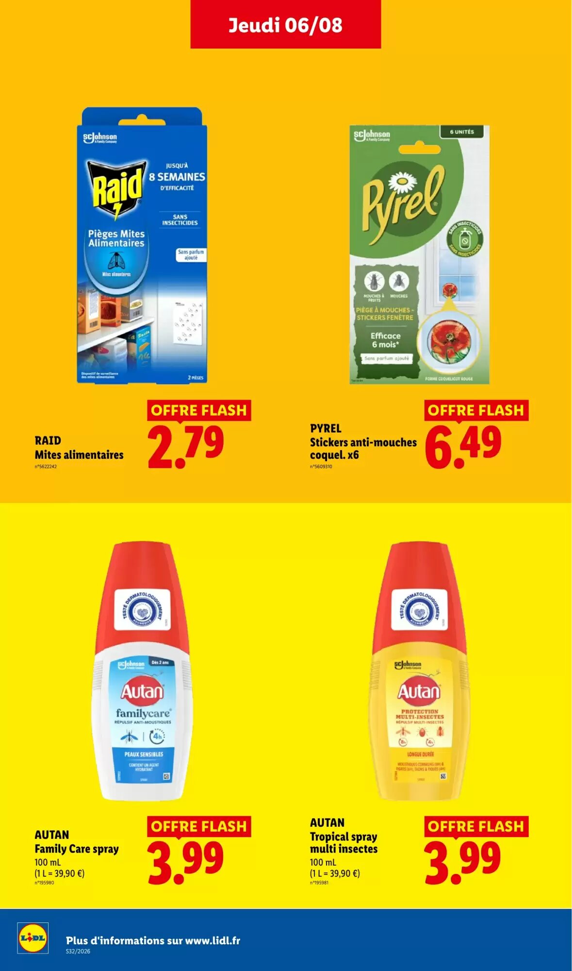 Prospectus promotionnel Lidl valable à partir du 06/08/2026 - Page 30.