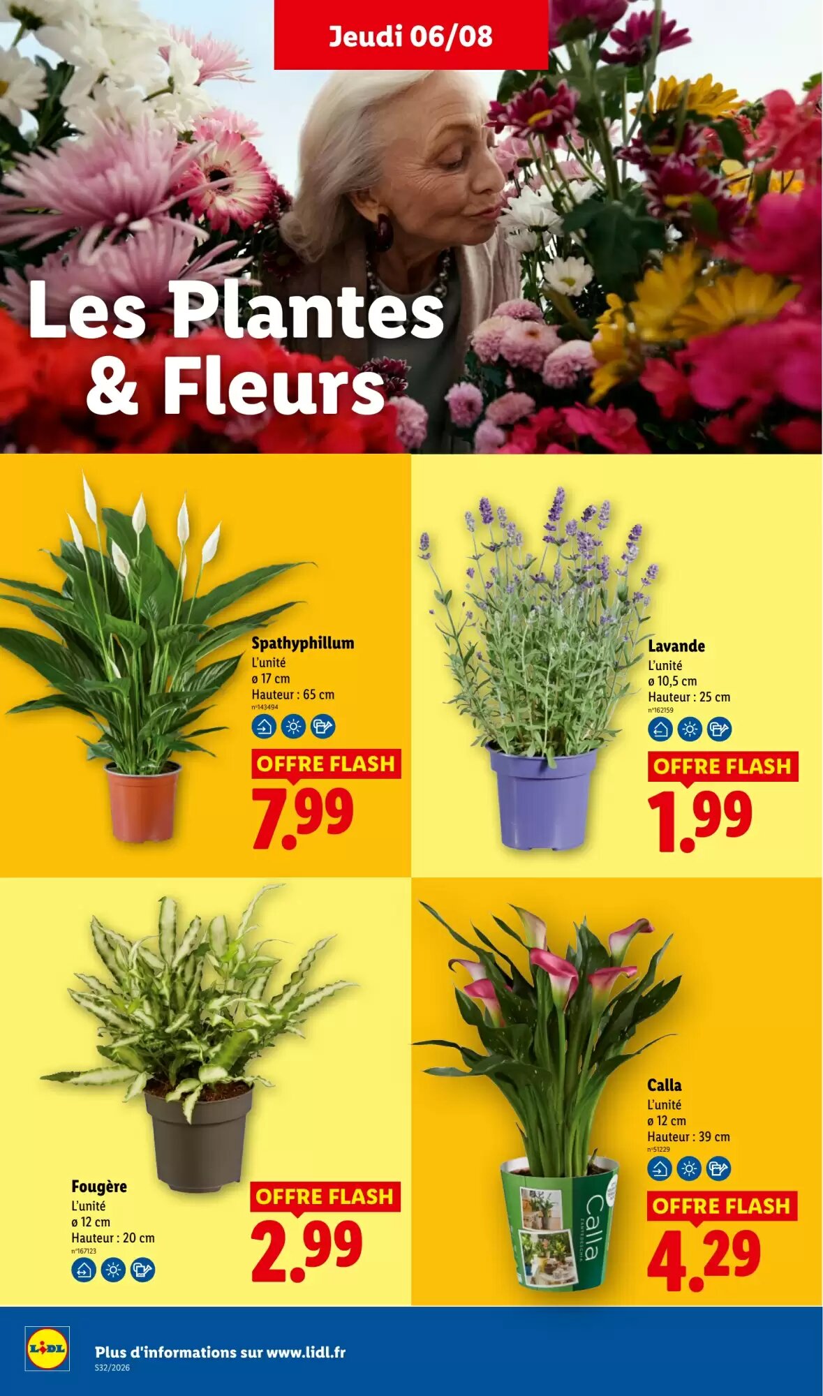 Prospectus promotionnel Lidl valable à partir du 06/08/2026 - Page 32.